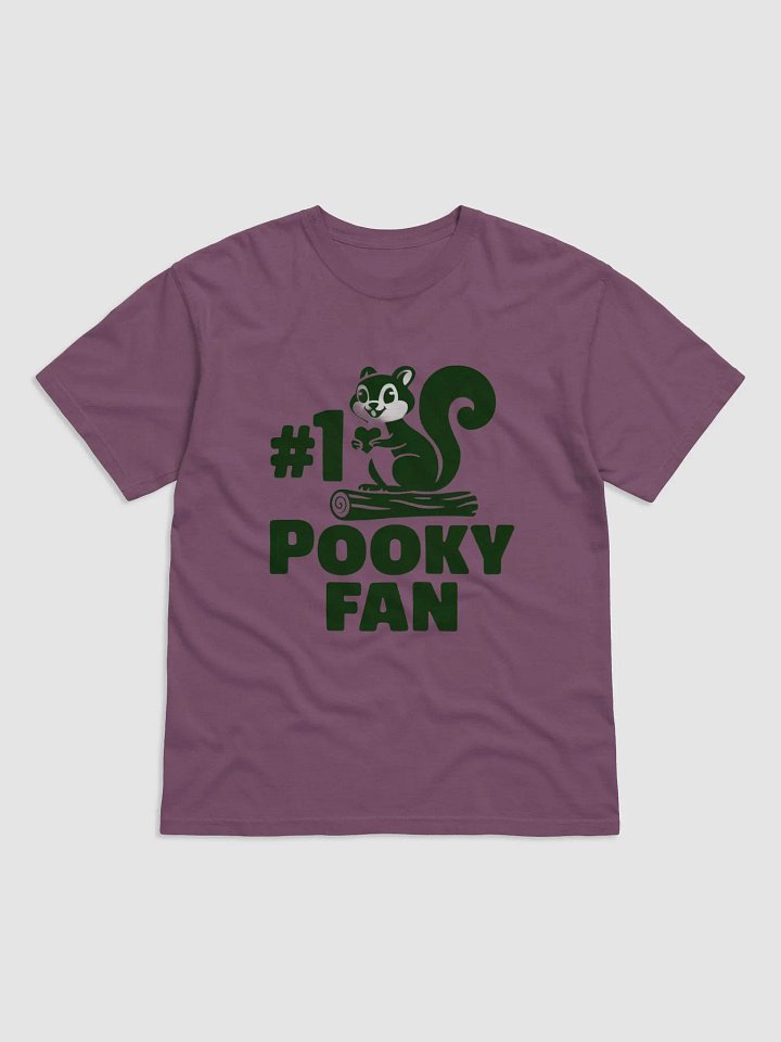 Super Soft Traditional Fit Tee: #1 Pooky Fan, Black on Log product image (1)
