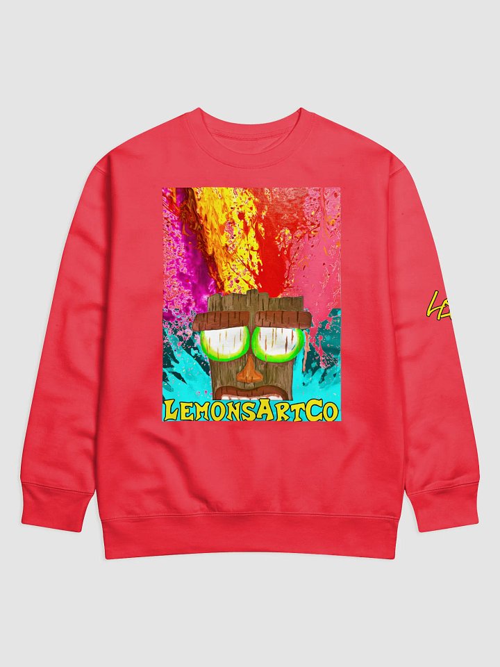 Abstract Kua Kua Mask Sweatshirt product image (1)