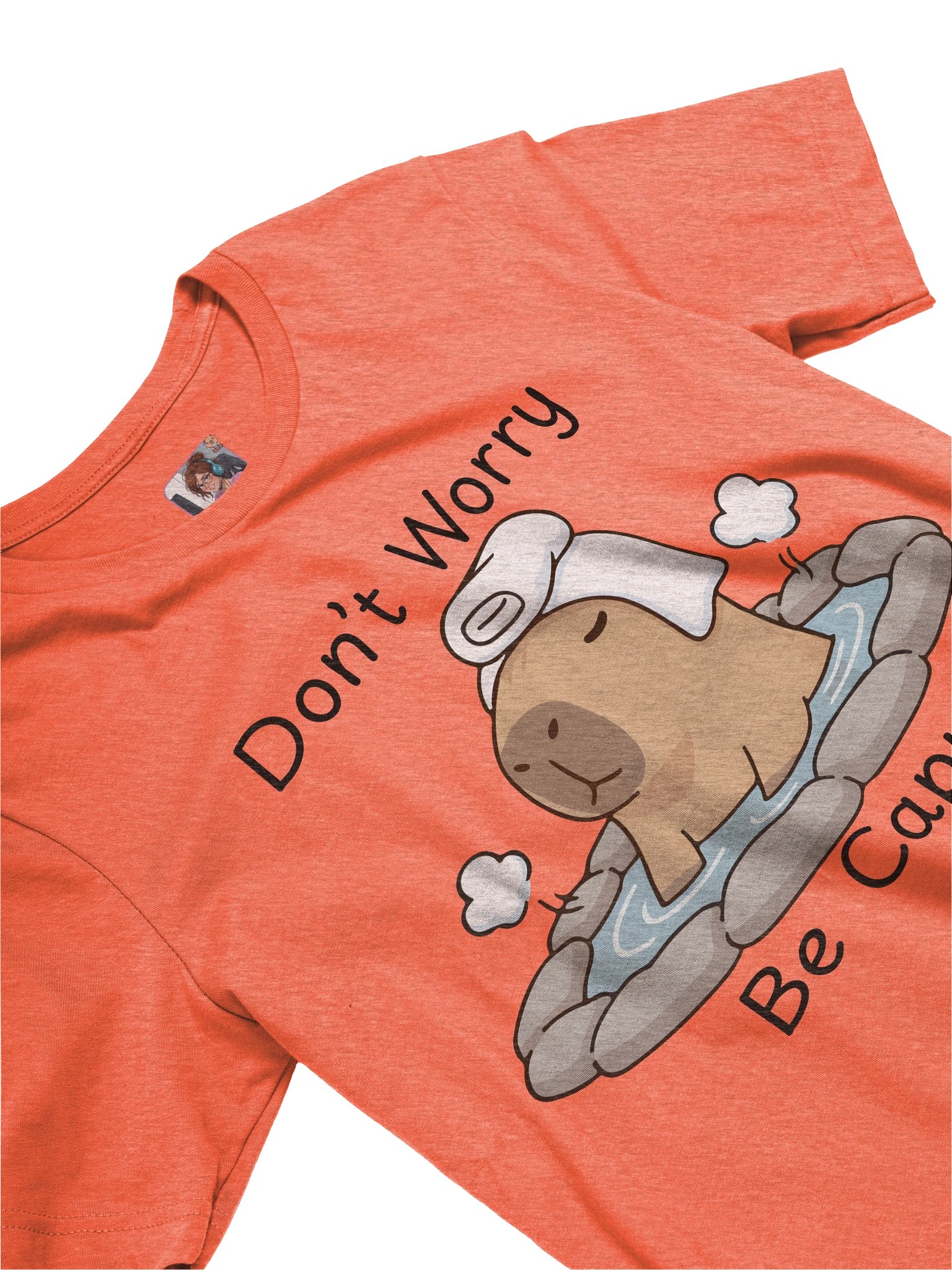 Don't Worry Be Capy T-Shirt product image (3)