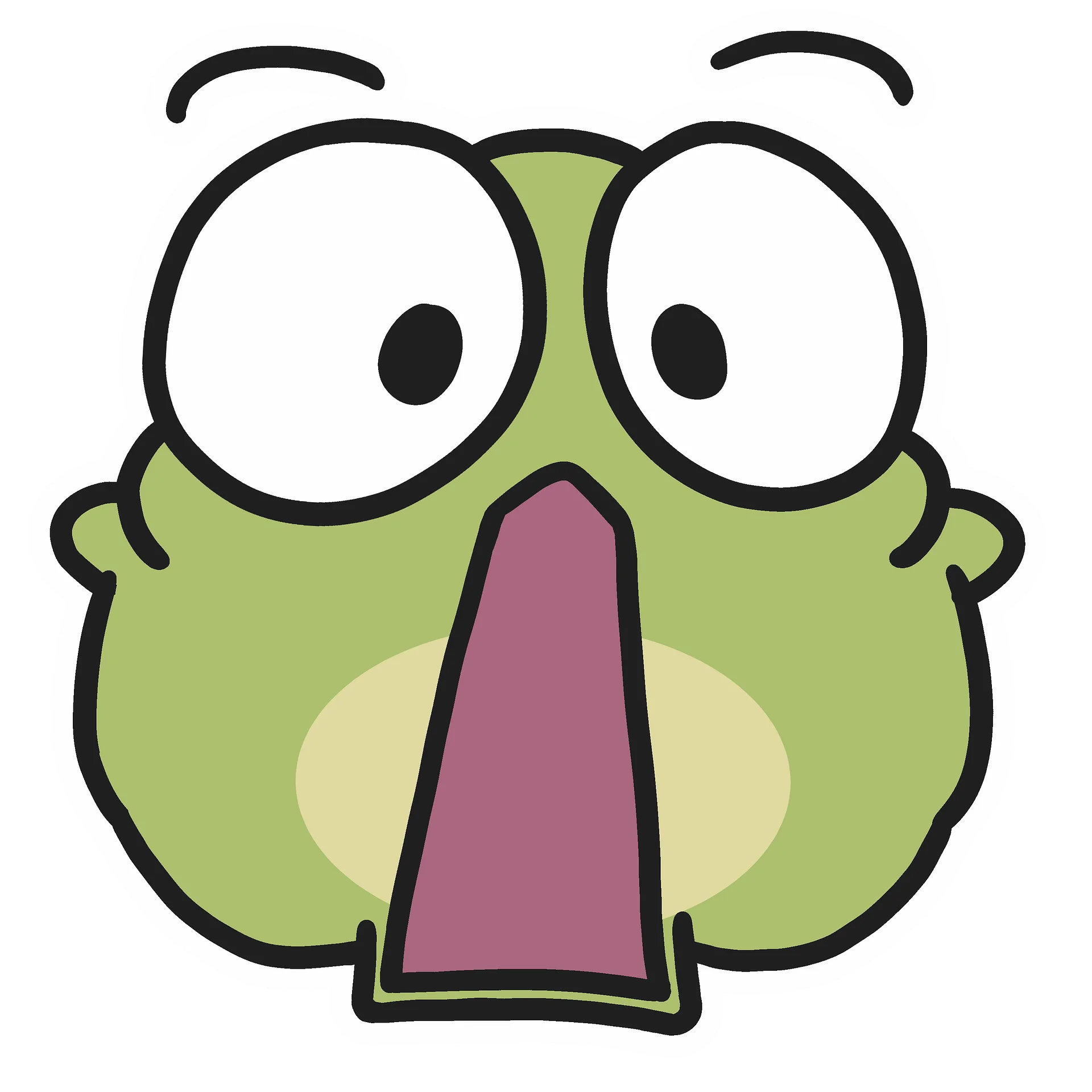 Slightly Surprised Sticker product image (1)