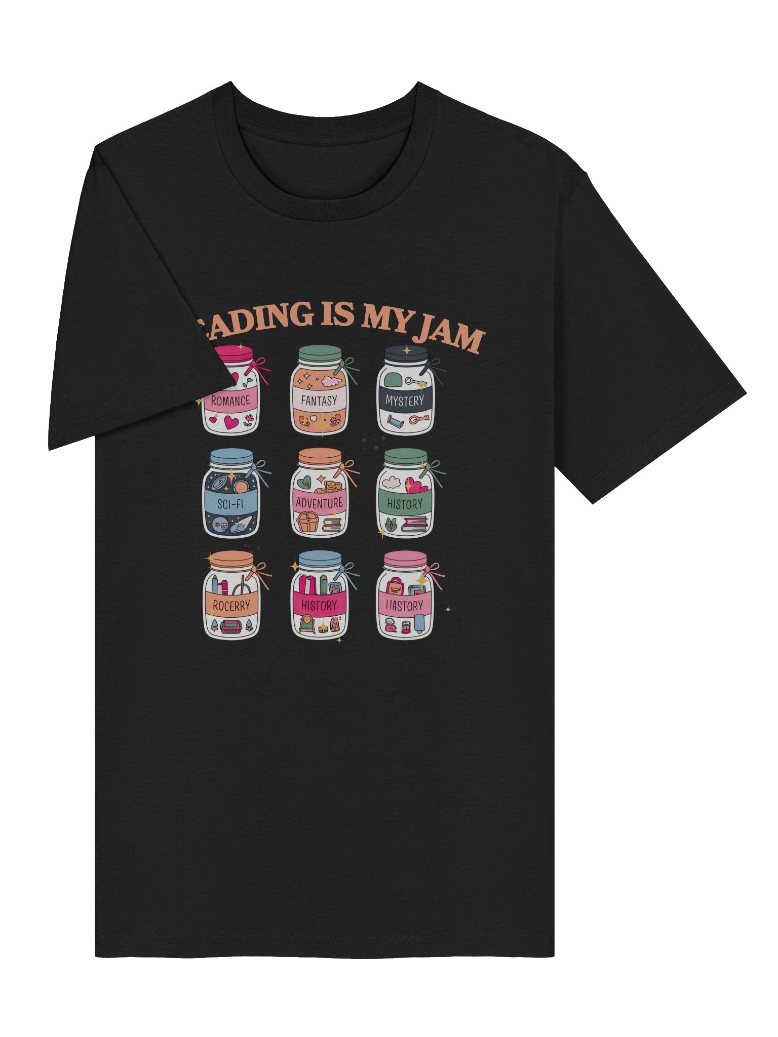 Reading is My Jam Organic Tee product image (2)