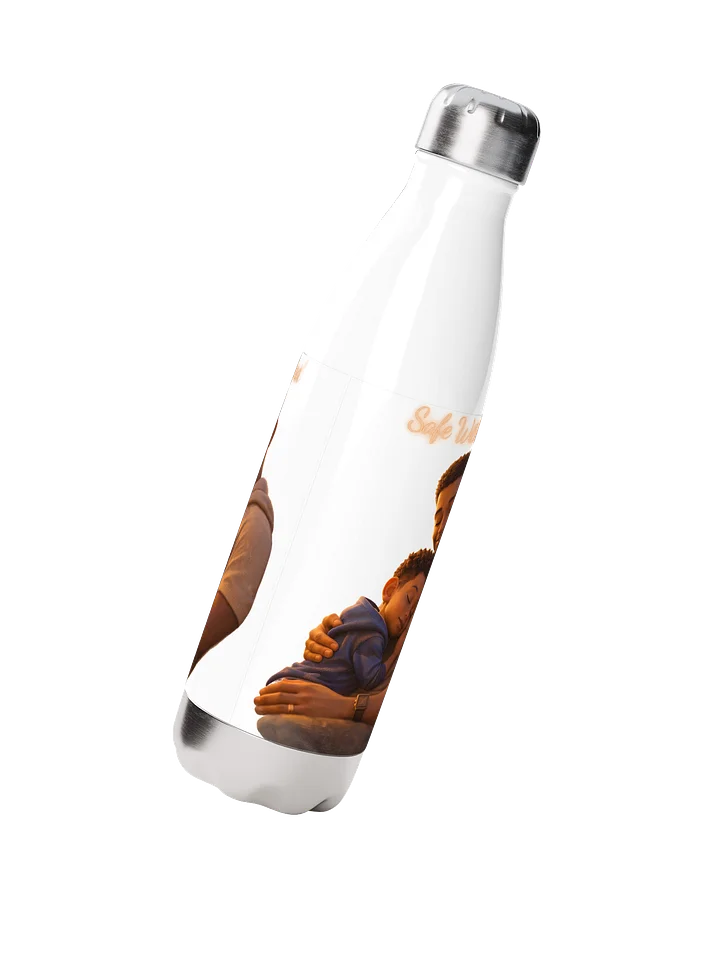 Safe With Dad Stainless Steel Water Bottle product image (3)