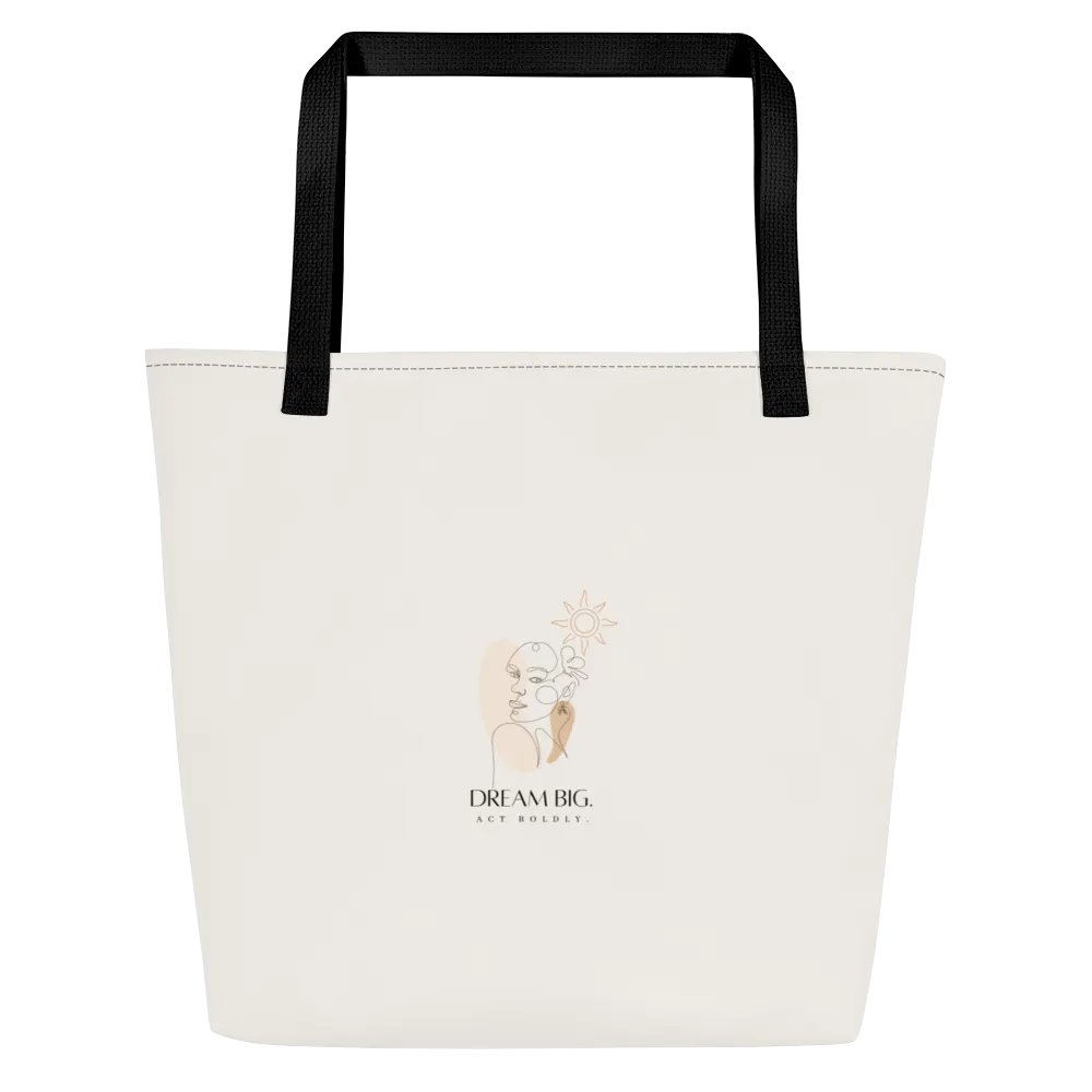 Large Tote Bag w/ Pocket LTFB0146 product image (1)