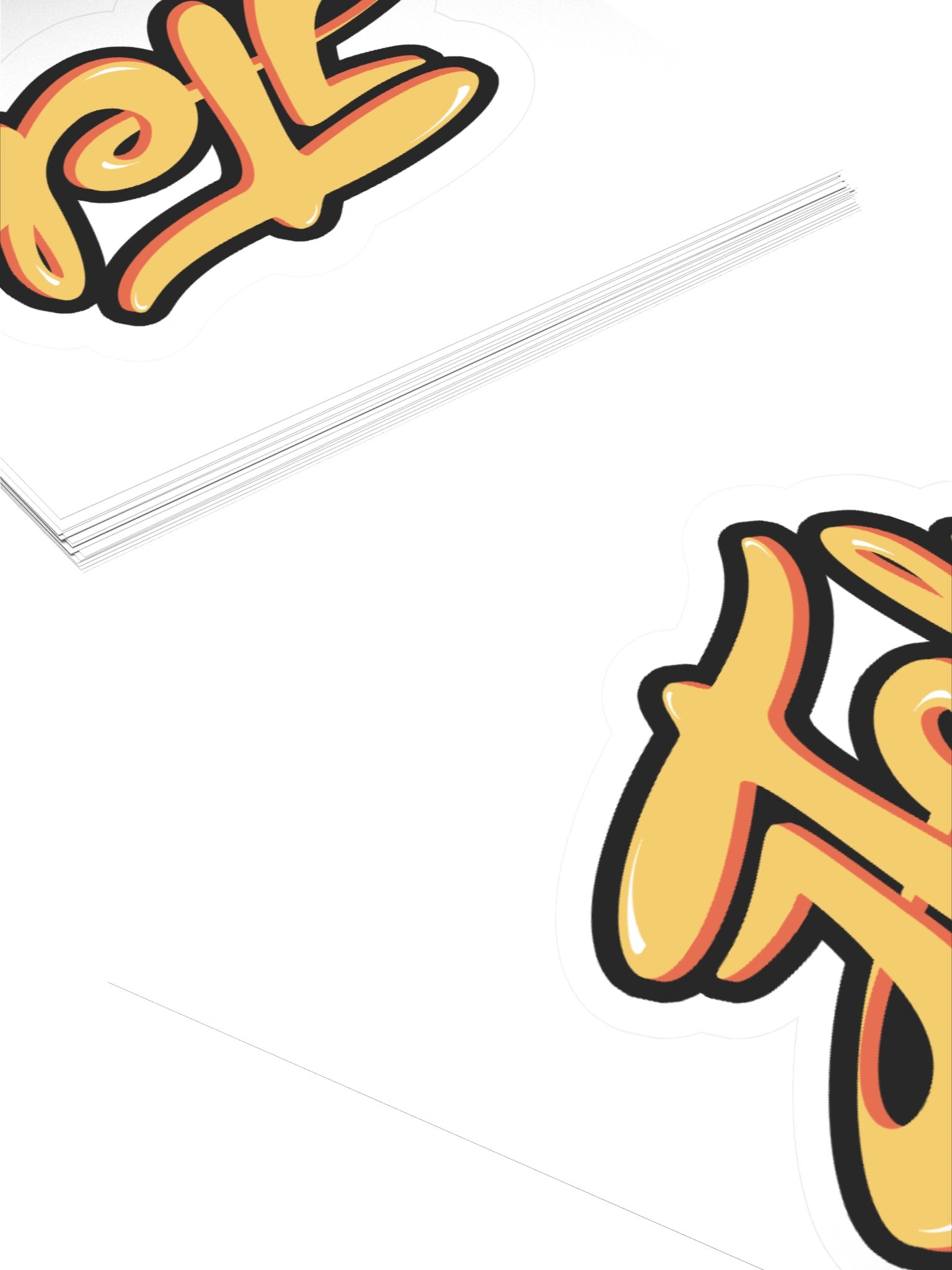 Logo Sticker with Black Outline product image (4)