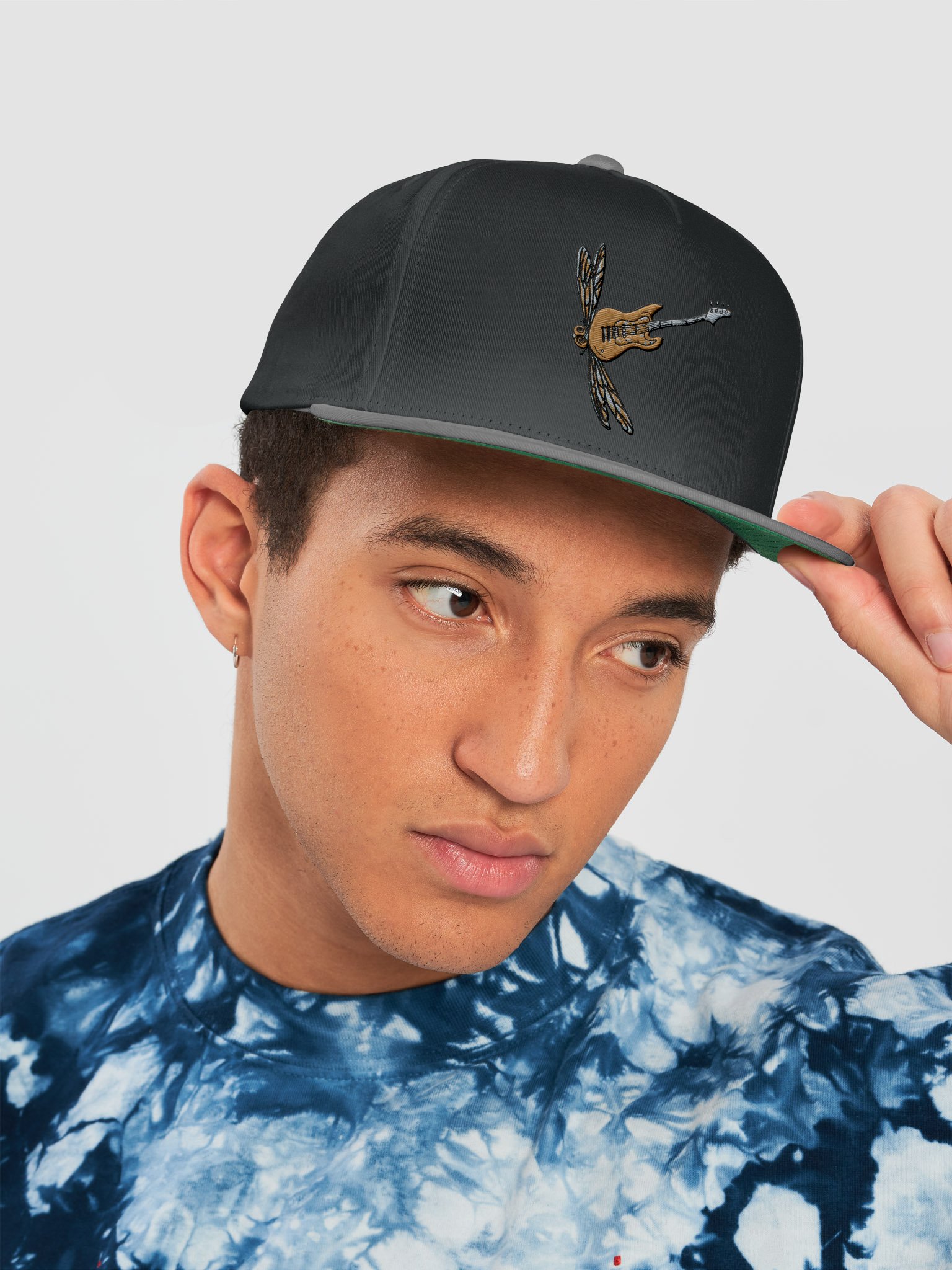 Dragonfly Embroidered Snapback Hat Baynabug Collection product image (5)