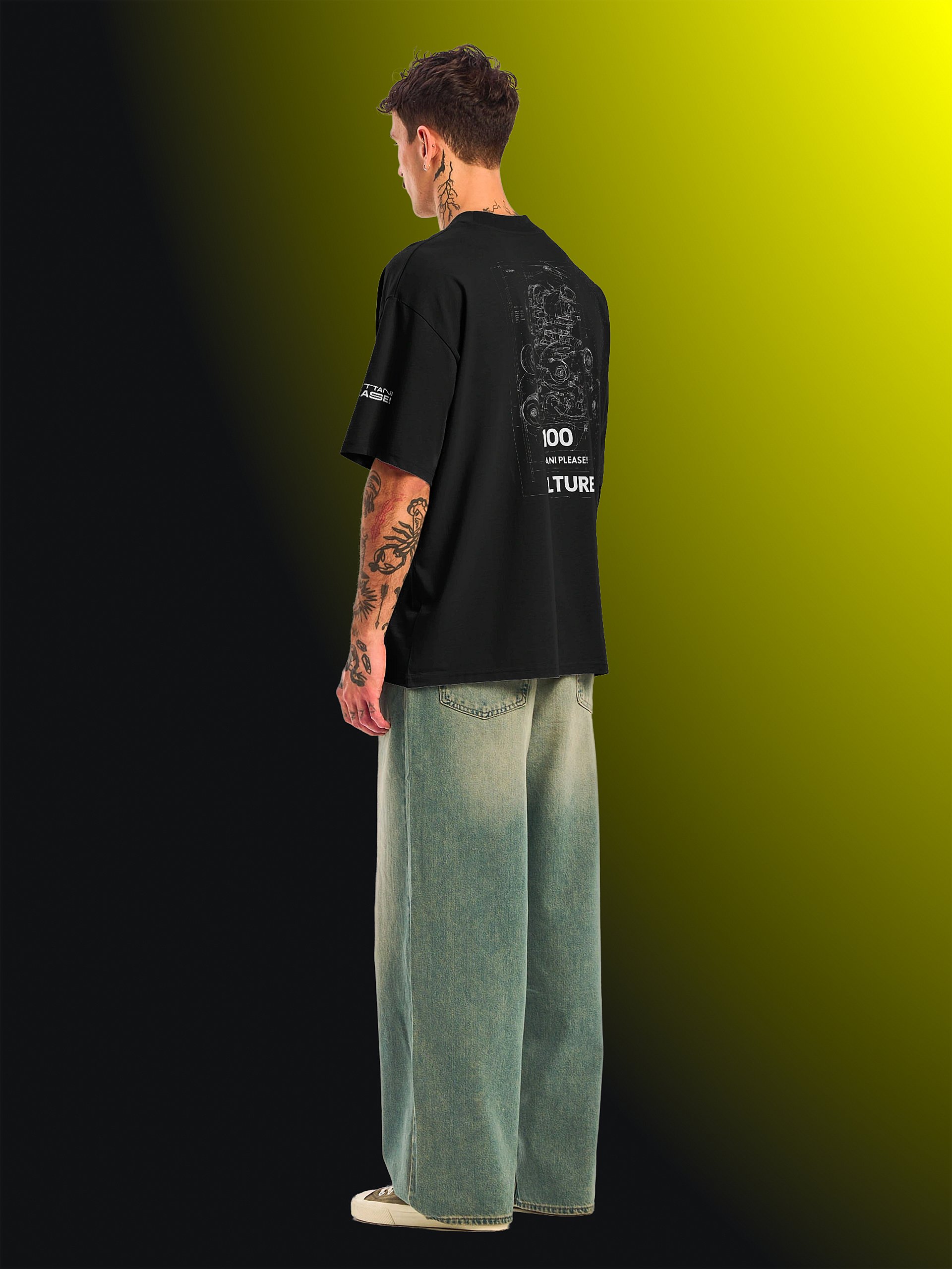 100 Ottani Please!™ Oversized Unisex Racing Streetwear Graphic T-Shirt | Redline Edition product image (6)