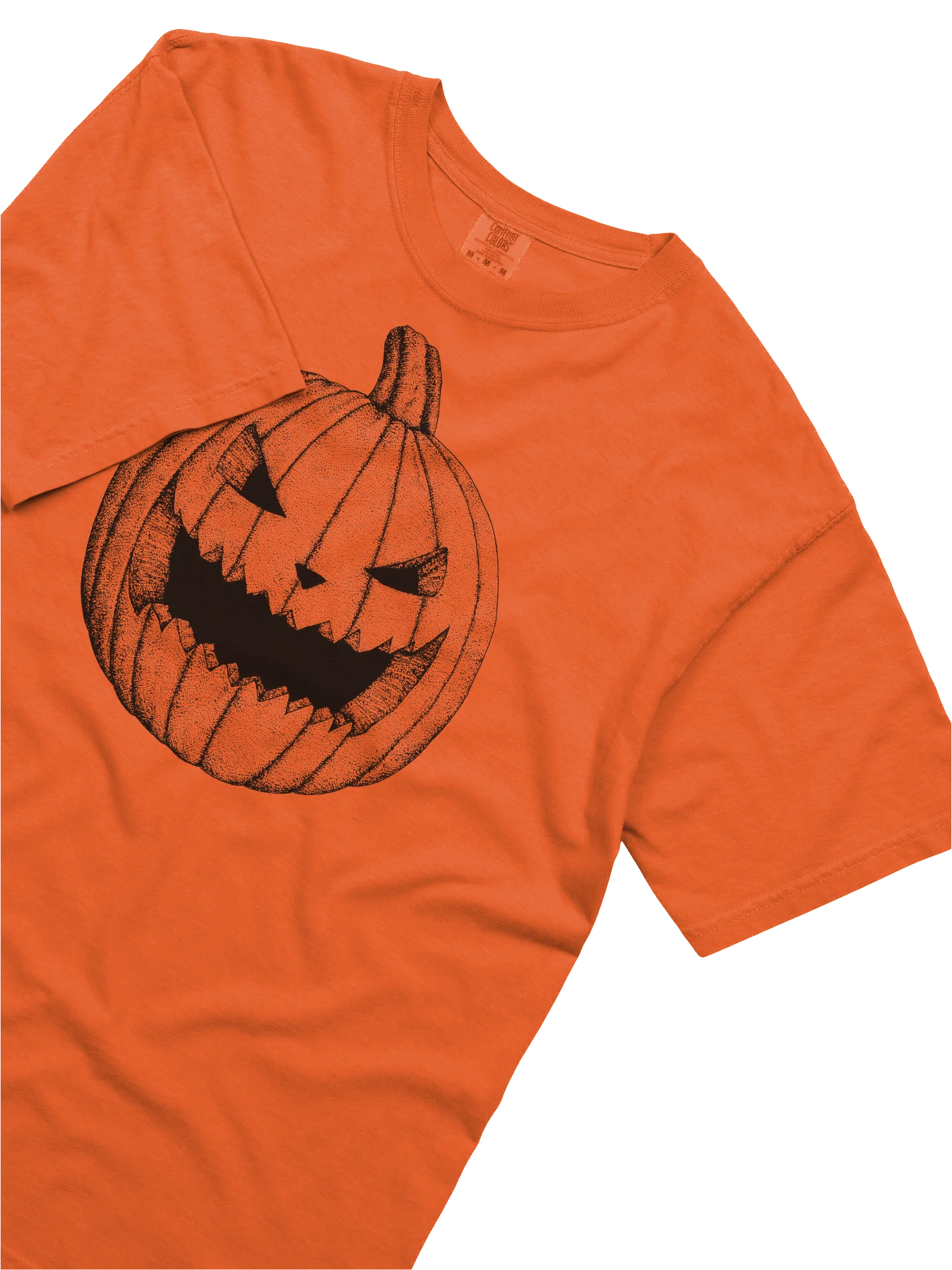 Burnt Orange Jack-O-Lantern Heavyweight Tee product image (5)