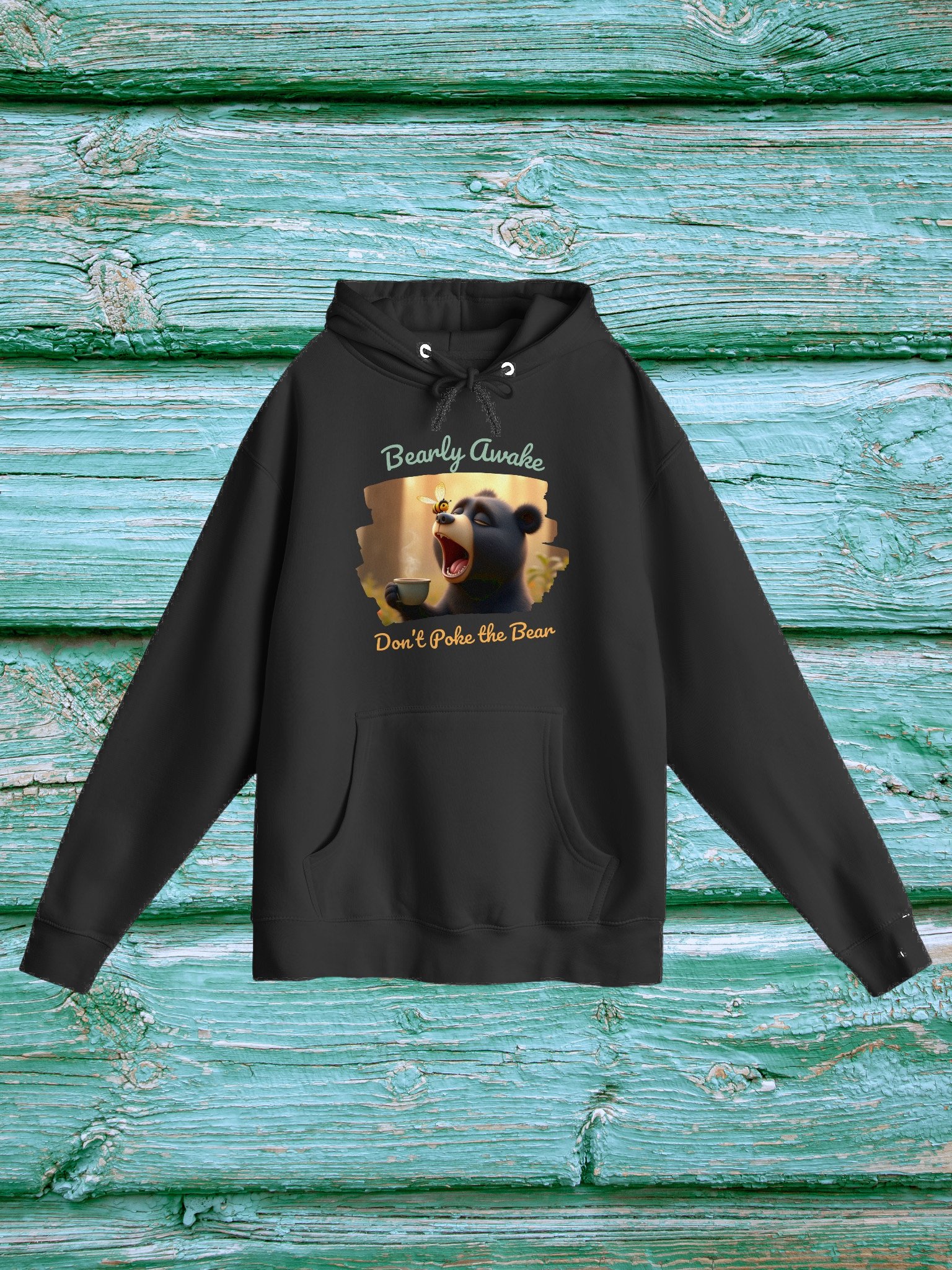 Bearly Awake Hoodie – Cozy Funny Bear Coffee Sweatshirt 🐻☕ product image (21)