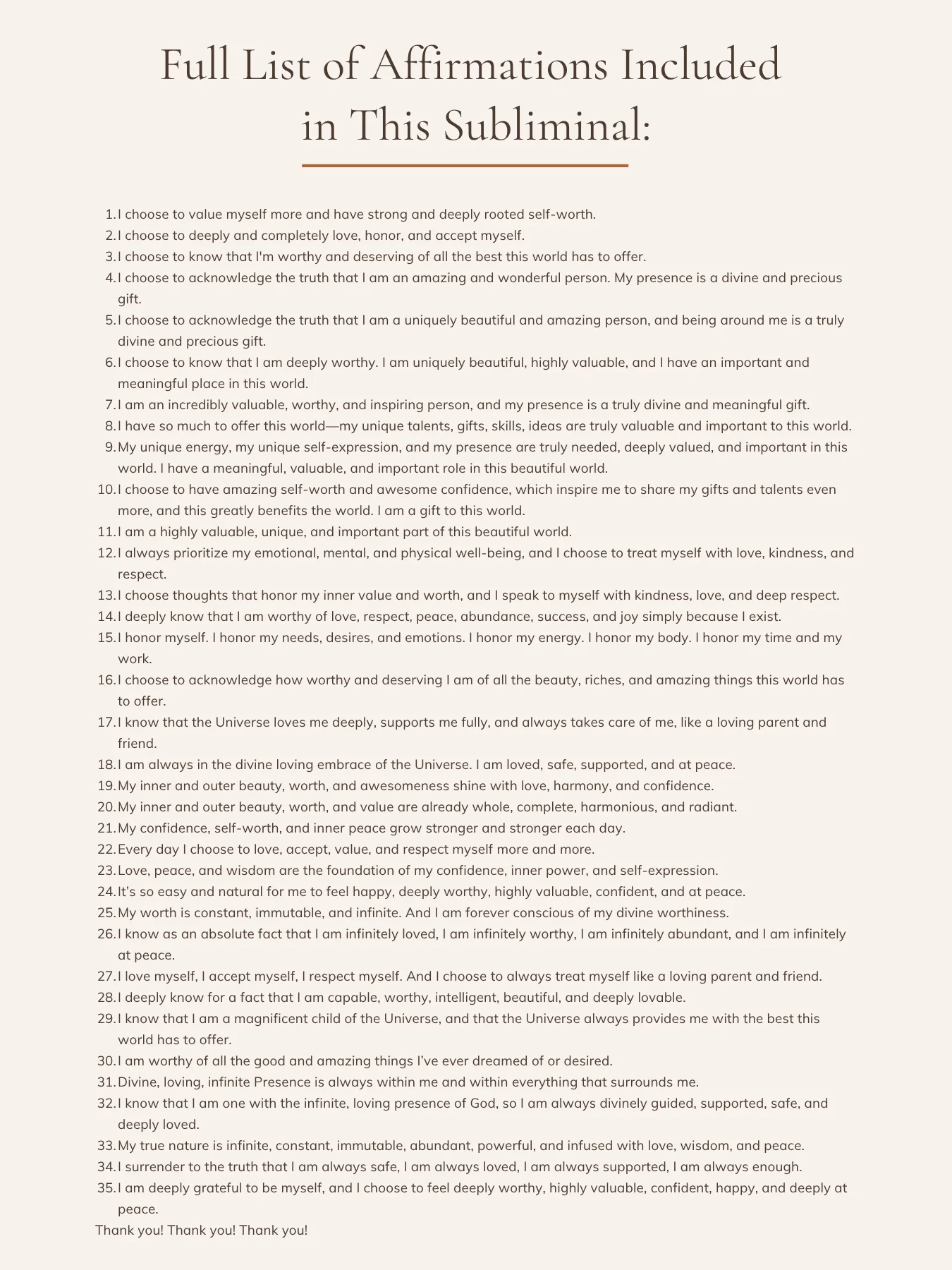 Self-Worth Subliminal — Feel Worthy and Deserving | MP3 Download product image (3)