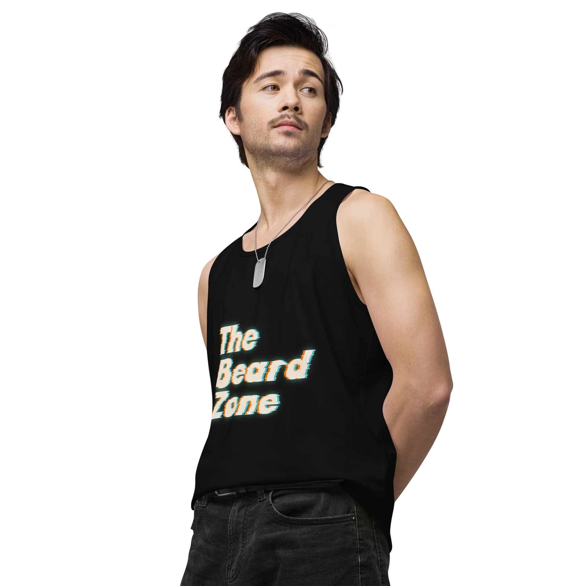 The Beard Zone Glitched Tank Top product image (4)