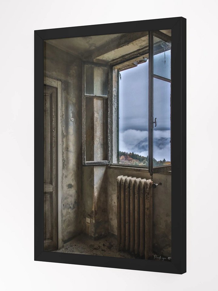 Print Fine Art - Forgotten Passage - Abandoned Window with Misty Mountain View product image (4)