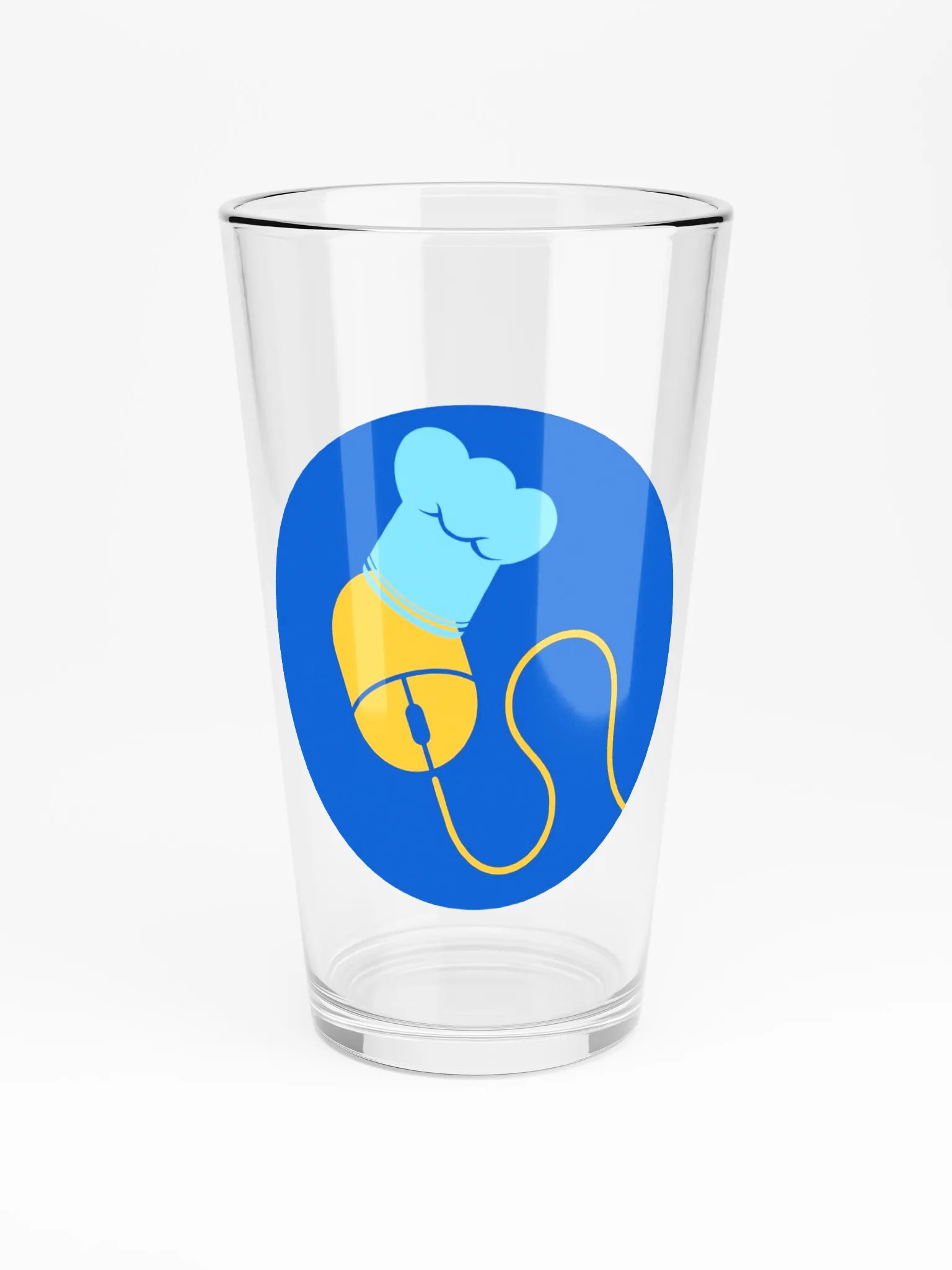 CAFC Chef Mouse Pint Glass product image (3)