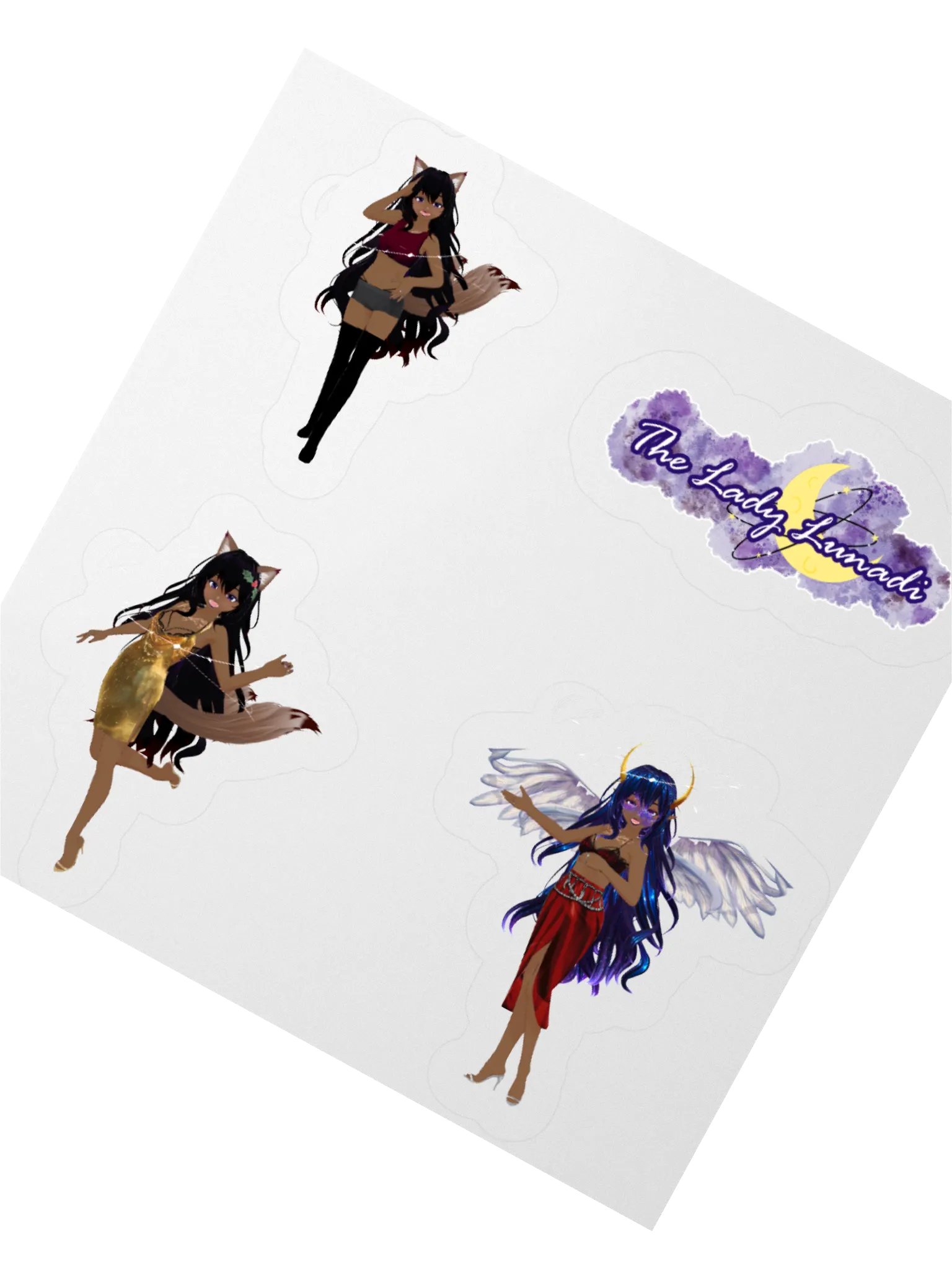 Lady Lunadi Sticker Set product image (3)
