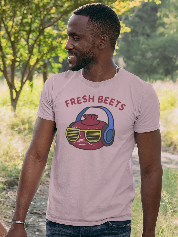 Freshest Beets with Beet Poot supersoft unisex t-shirt product image (1)