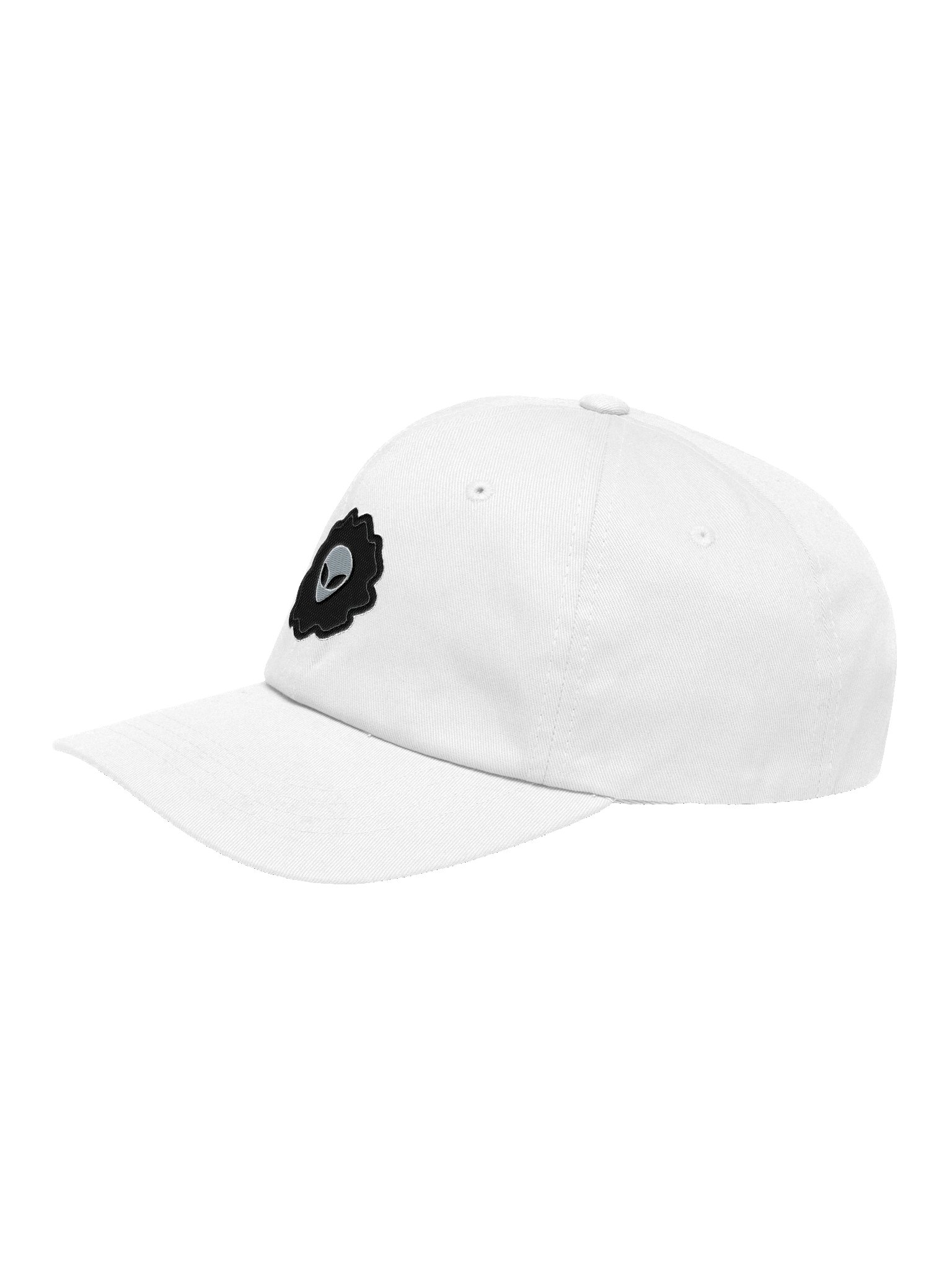 Alien Emblem Hat – White Outline | 12-Inch Reacts | Headgear product image (13)