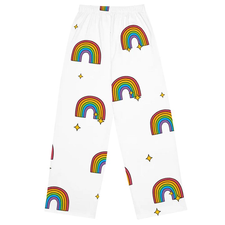 Live Love Rainbow All-Over Wide-Leg Pants product image (2)