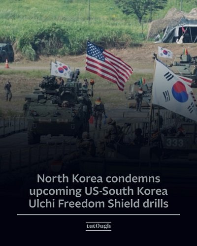 🇰🇵🇺🇸🇰🇷North Korea has criticised the upcoming Ulchi Freedom Shield (UFS) military exercises between South Korea and the Unite...