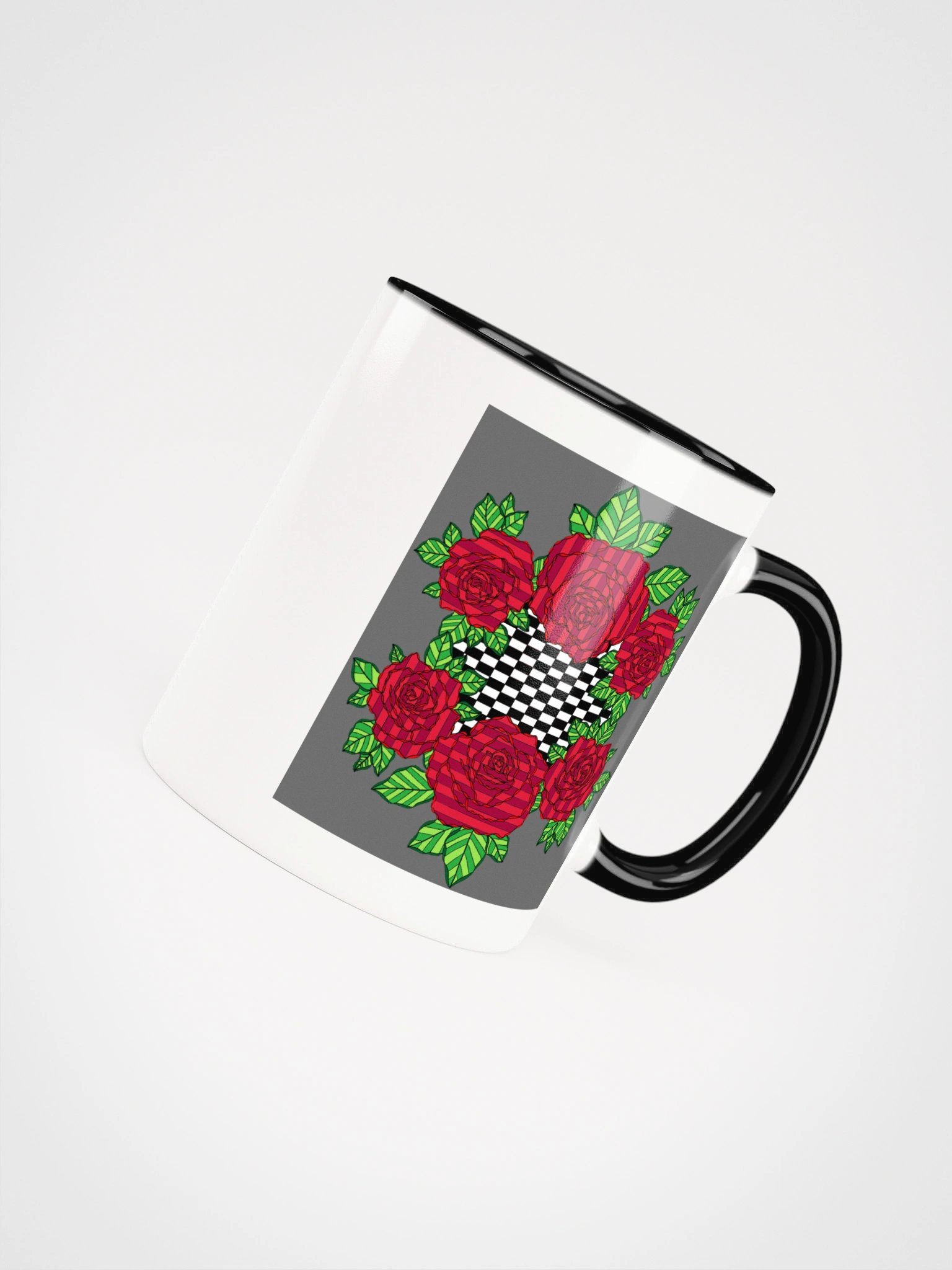 Ceramic Mug w/ Colors (Rose-Grey) product image (34)