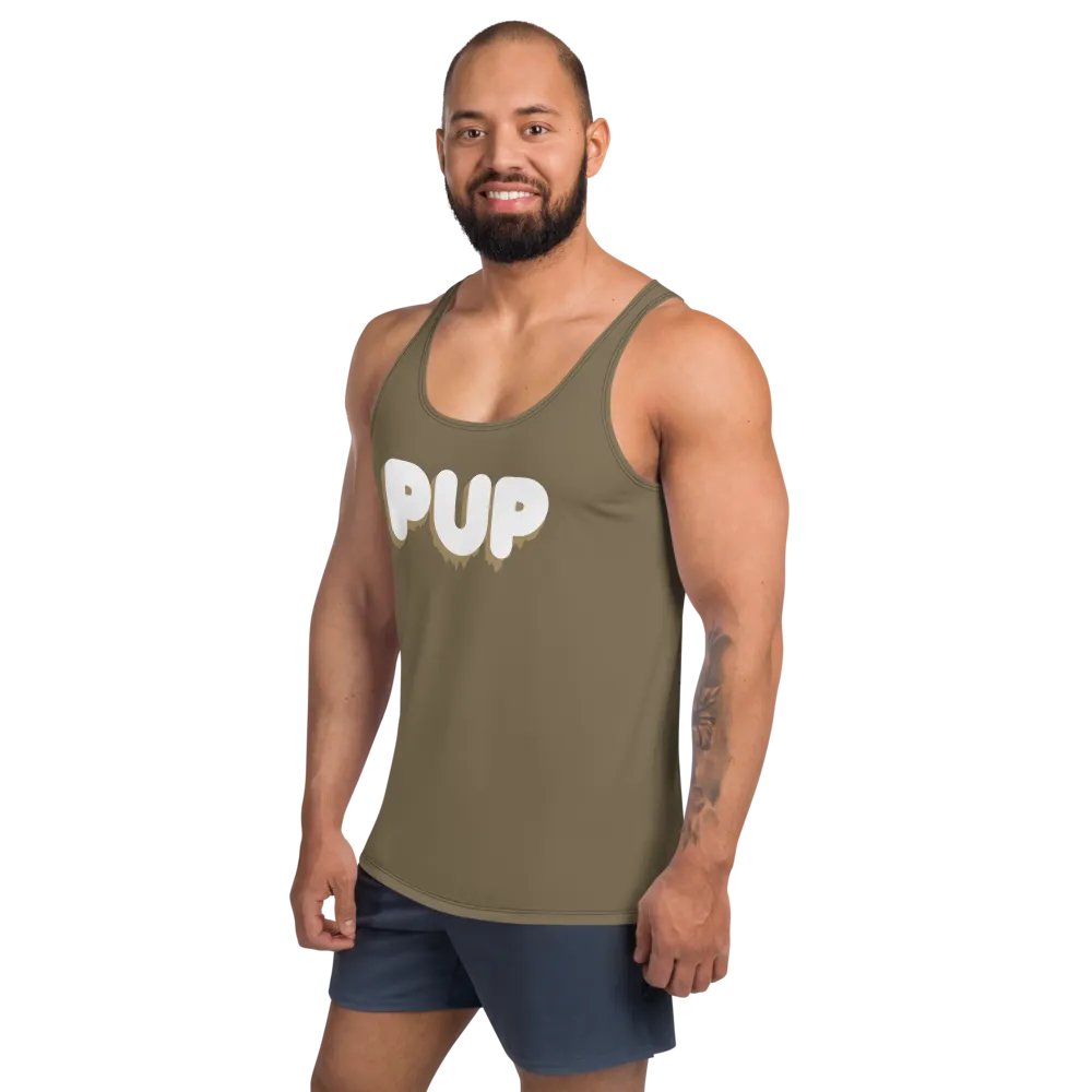 Identity Tank - PUP - Brown / Light Brown / White product image (4)