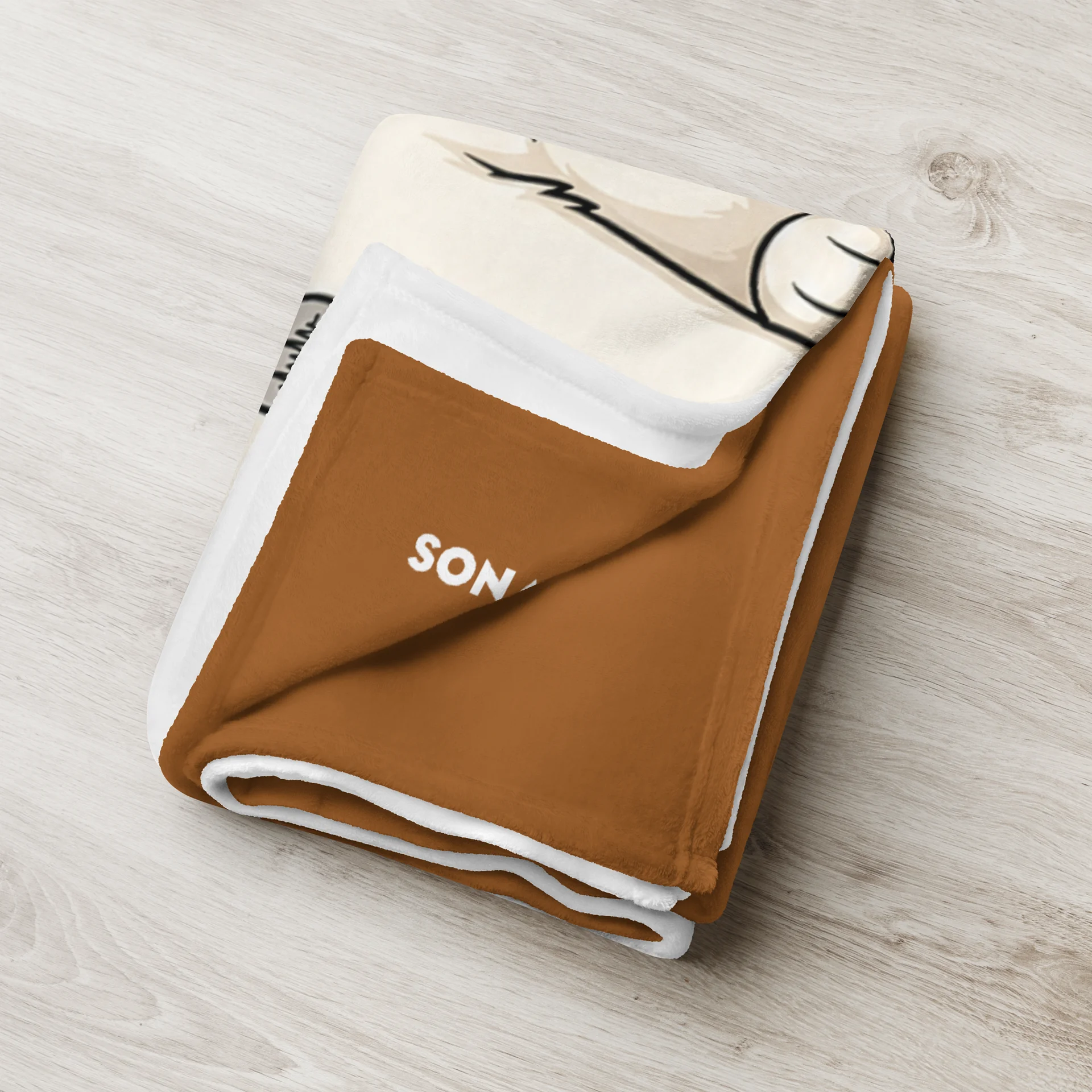 Sonance Dog Throw Blanket (Sit) Rich Gold product image (3)