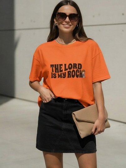 D2You The Lord is My Rock Classic T Shirt - Front (unisex) product image (2)