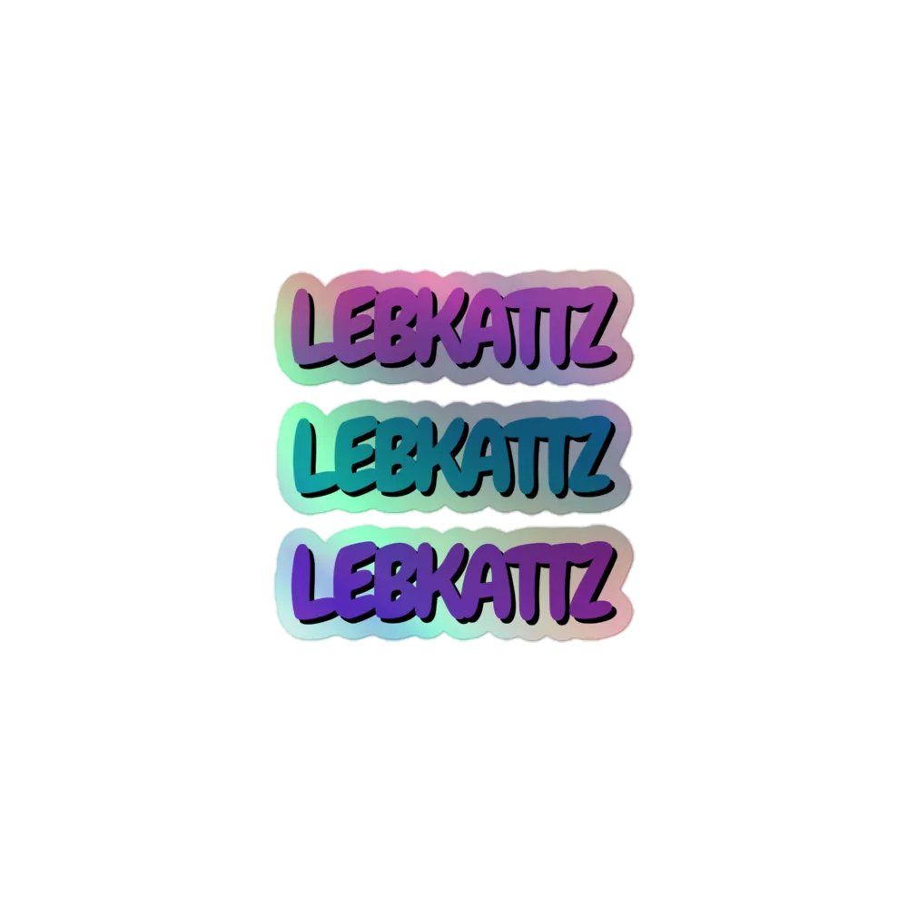 LebKattz Holographic Stickers product image (1)