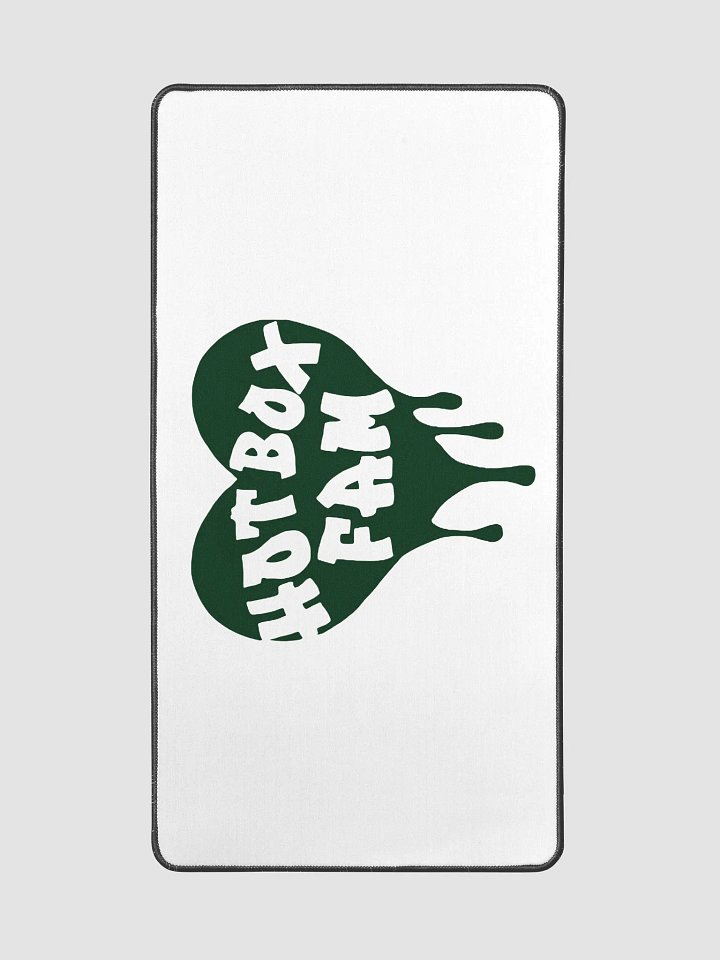 HOT BOX FAM TRANSPARENT DARK GREEN LOGO DESK MAT product image (2)