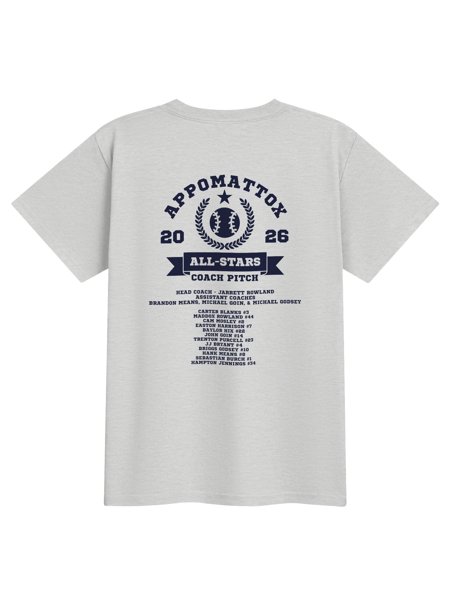 Youth Appomattox All-Stars Coach Pitch Team product image (4)