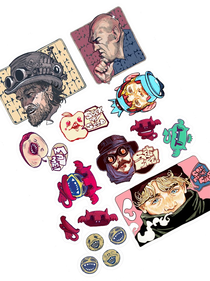Asia#2 sticker pack А5 product image (1)