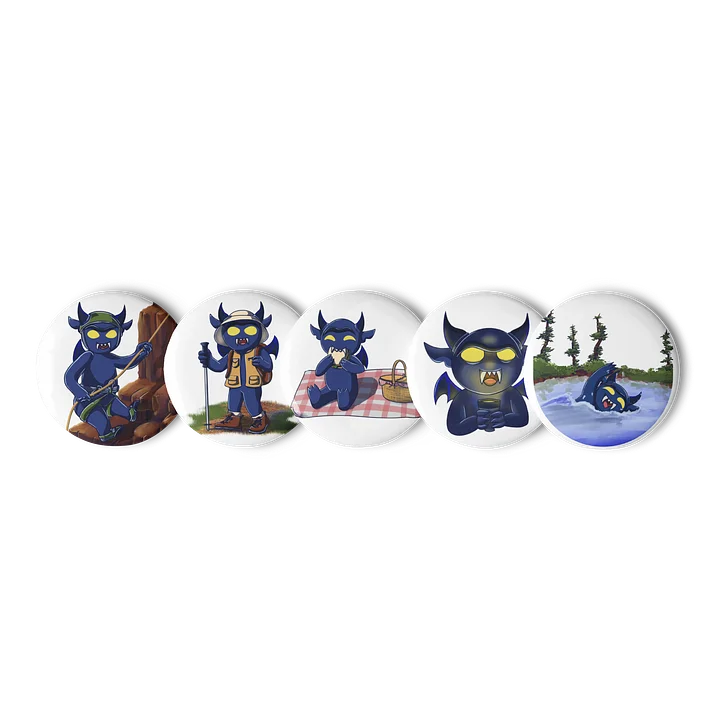 Wild Wonders Wait Badge Pin Set product image (1)
