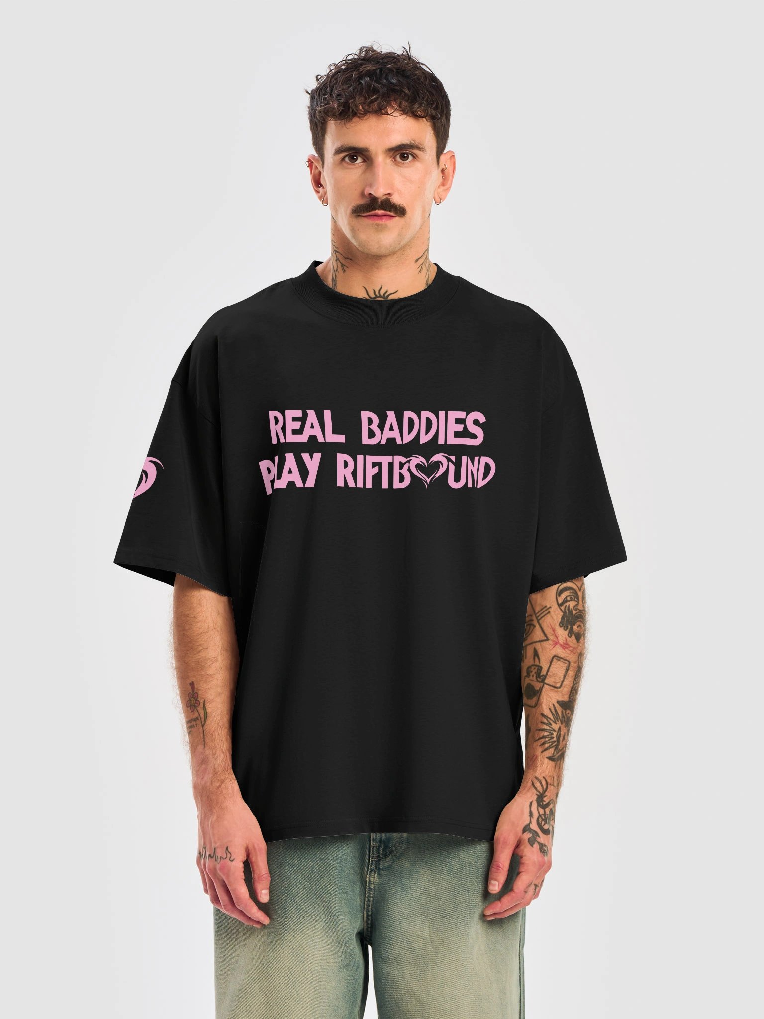 real baddies play riftbound unisex oversized tee product image (5)