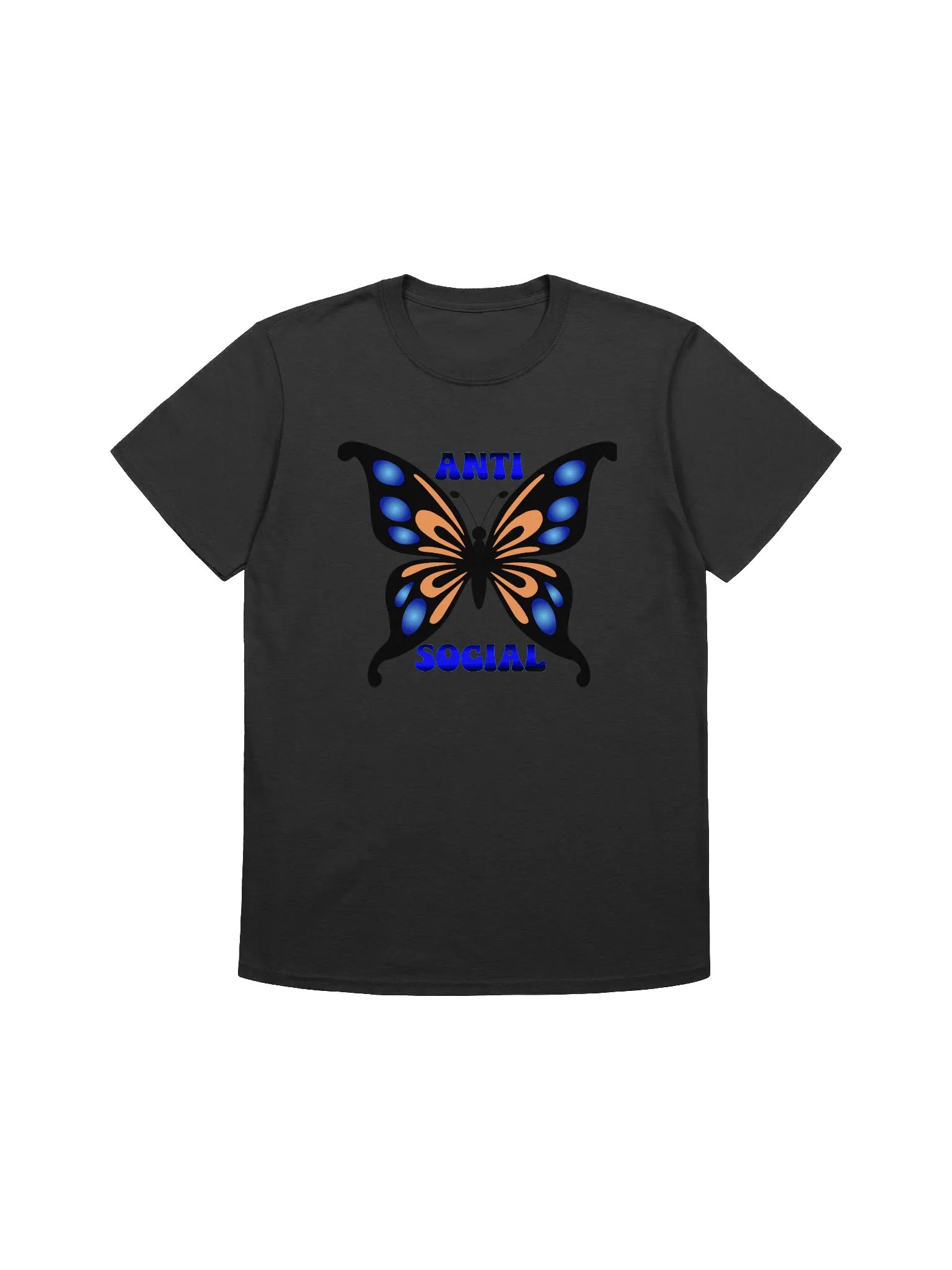 Anti-Social Butterfly T-Shirt – Unisex Introvert Humor Tee product image (1)