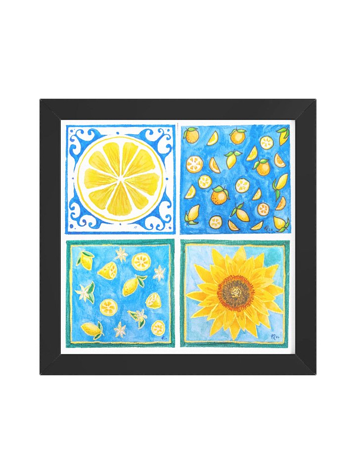 Lemons & Sun (Framed) product image (1)