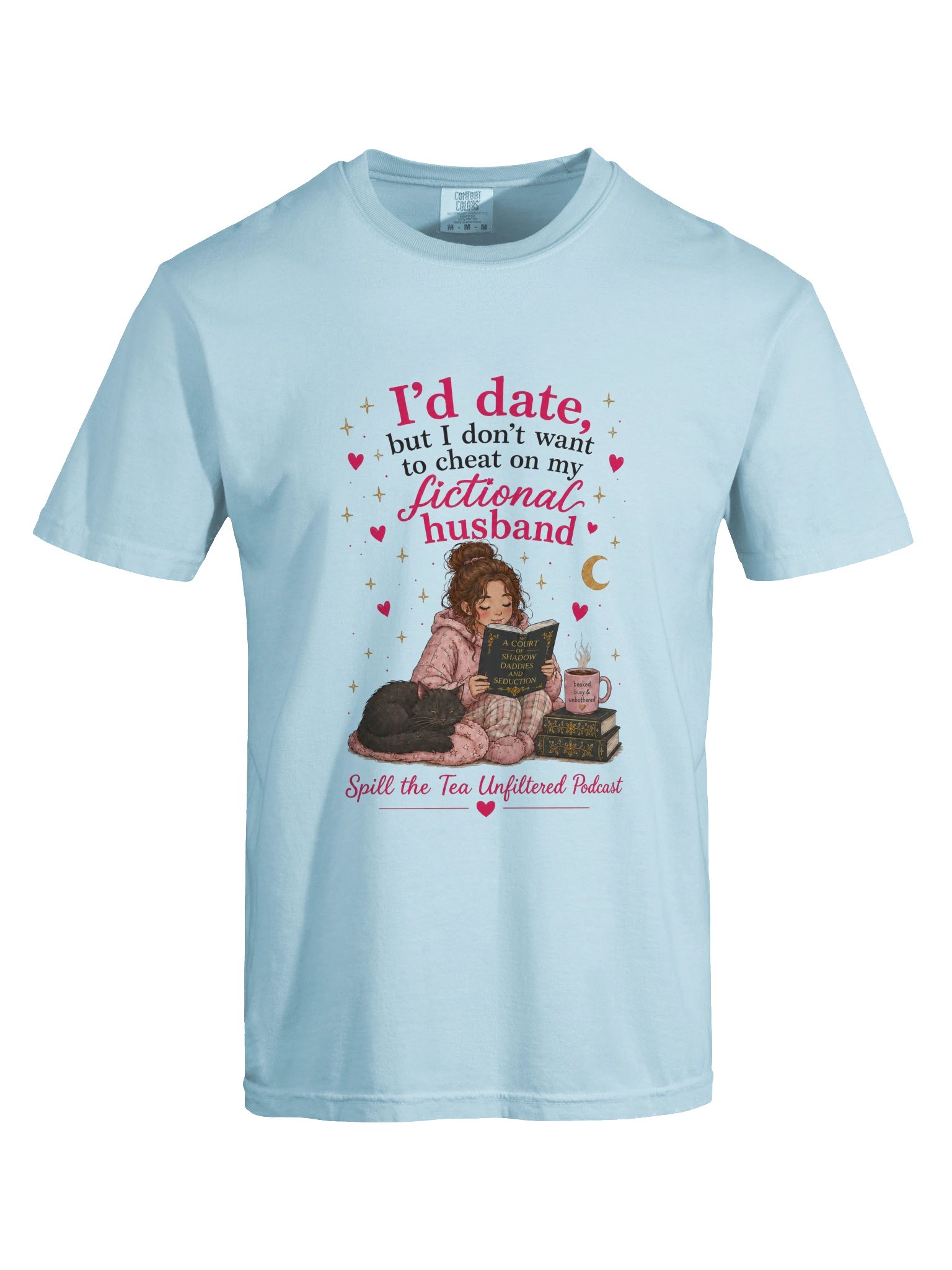 I'd Date — Fictional Husband Bookish Tee product image (5)