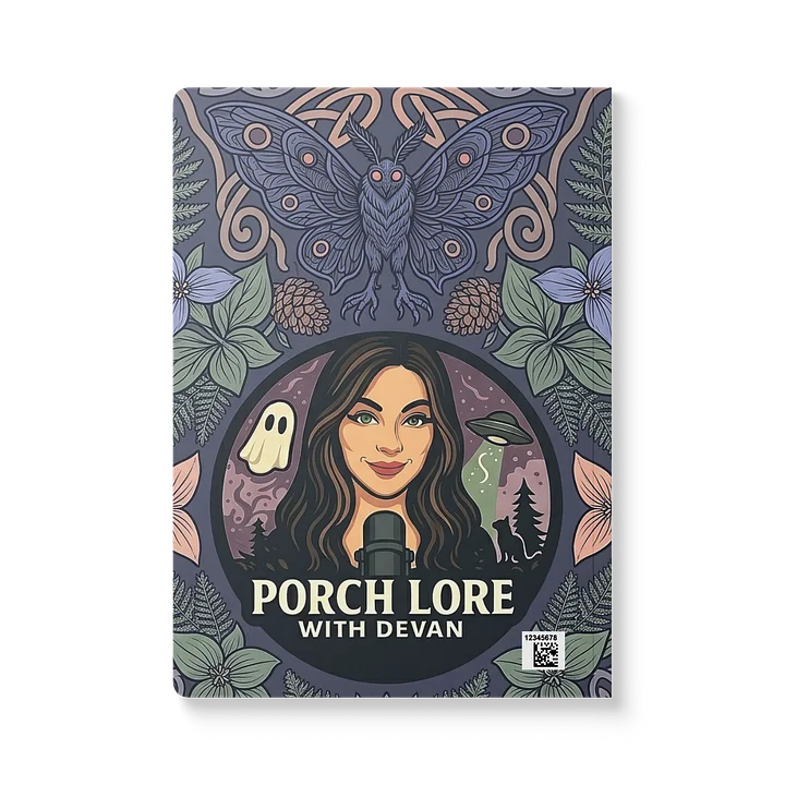 PORCH LORE DEVAN PERIWINKLE MOTH SOFTCOVER JOURNAL product image (3)