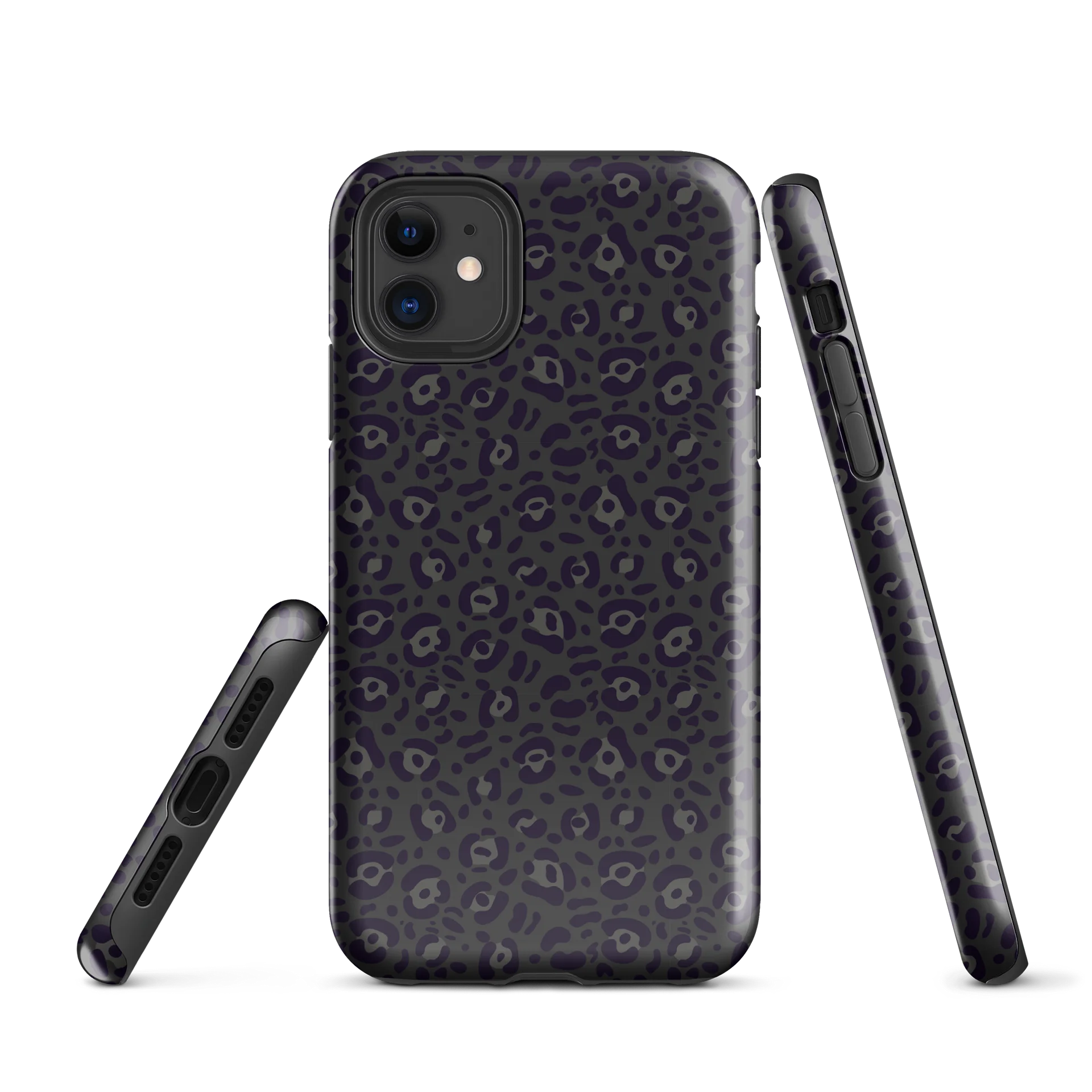 Protective Black Leopard Print Tough iPhone Case product image (1)