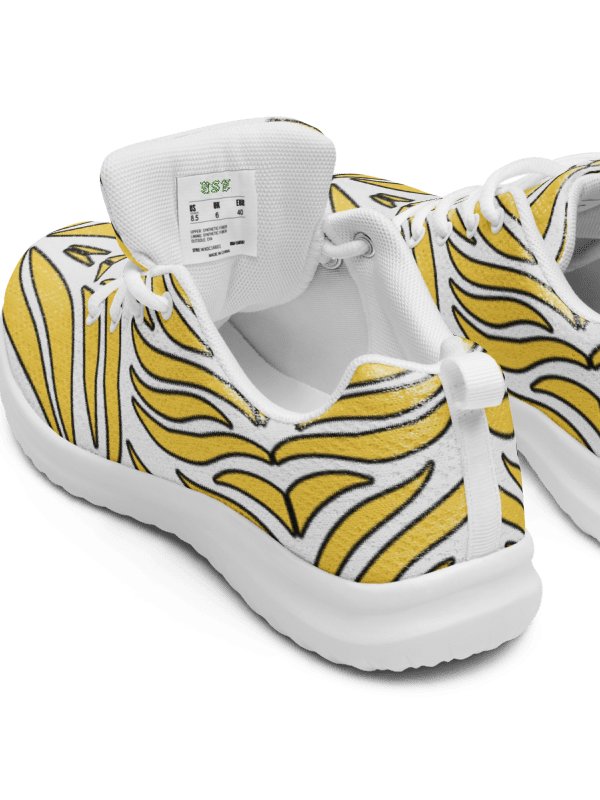 Golden Pulse: Symmetrisches Tribal-Muster Women's Sneakers product image (5)