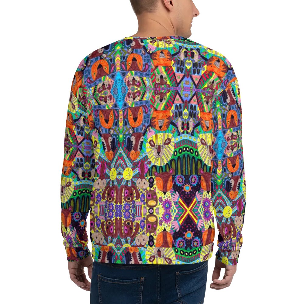 Abstract Doodle Animals Unisex Sweatshirt product image (11)