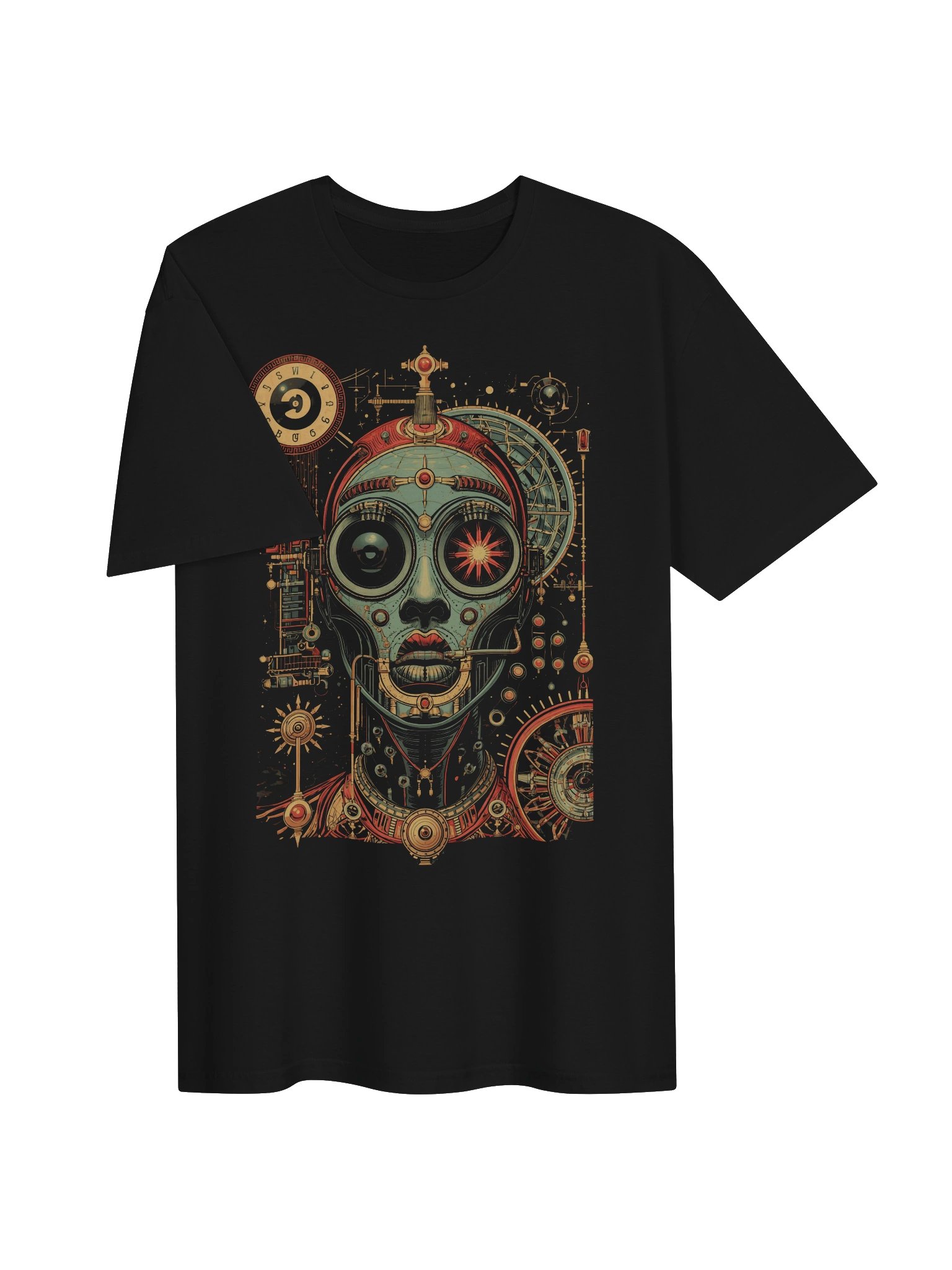 Retro-Futurist Robot Gears T-Shirt product image (6)
