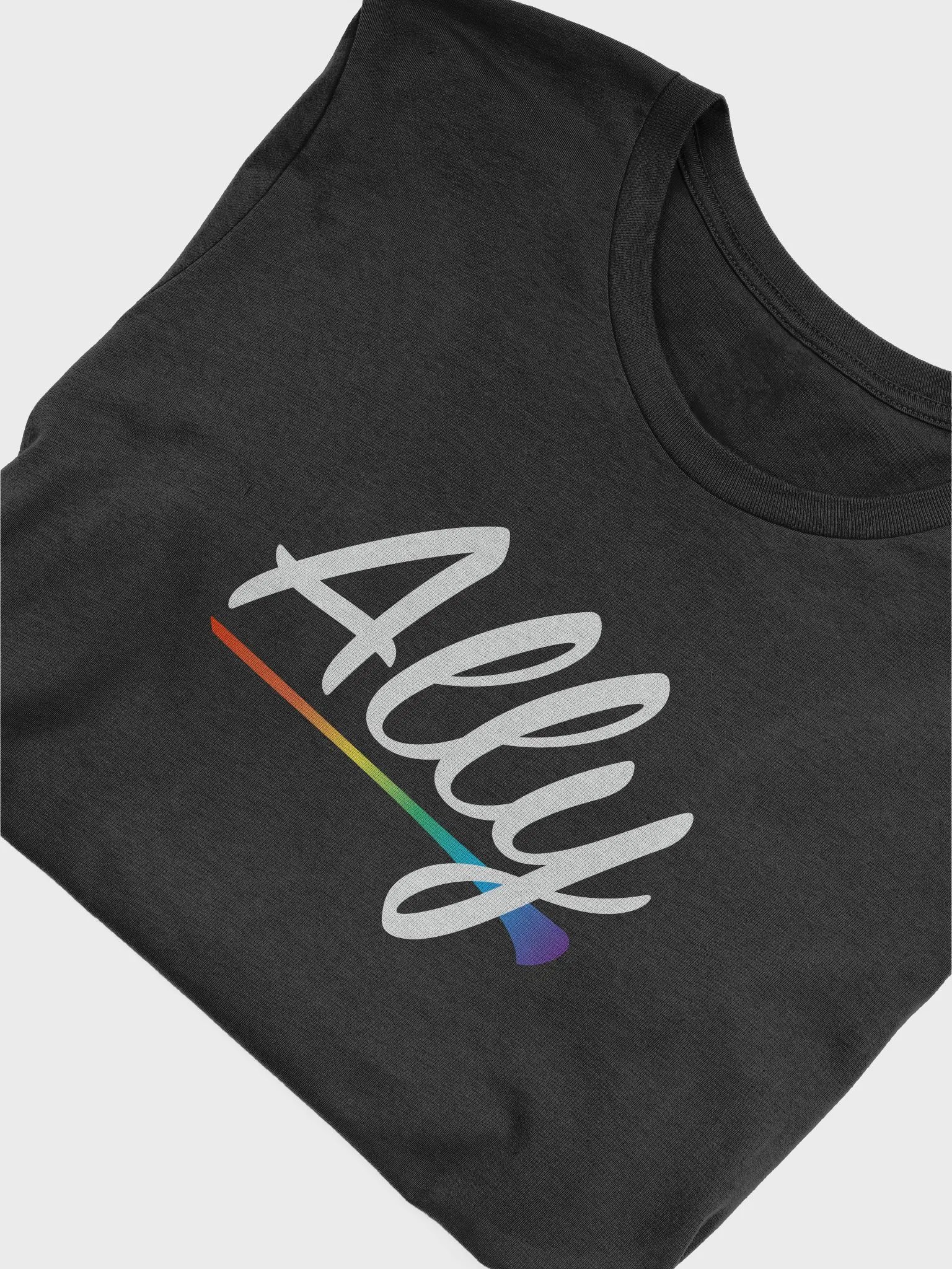 Ally Rainbow Pride Swish T-Shirt product image (1)