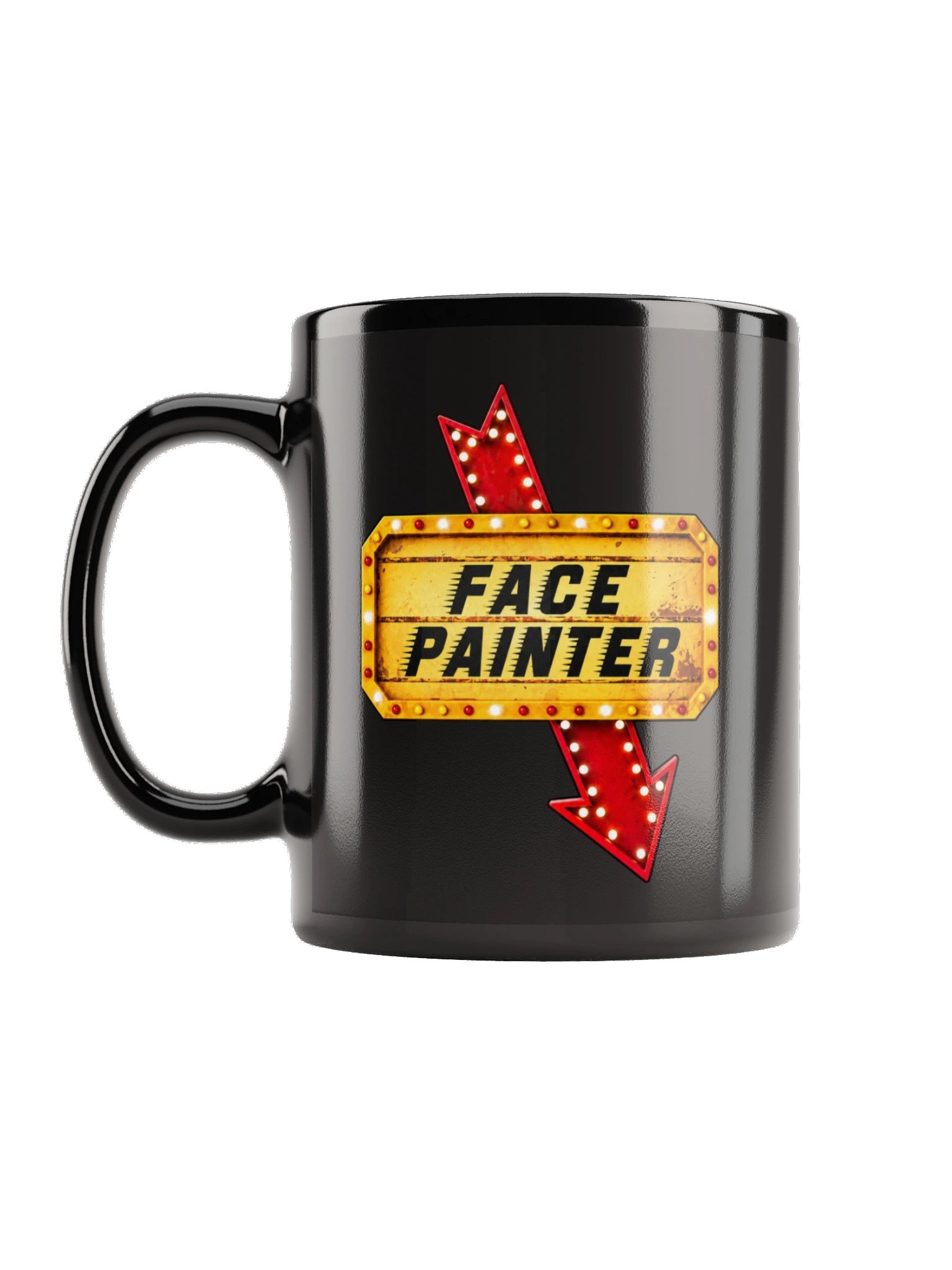 Face Painter Showtime Black Mug product image (7)