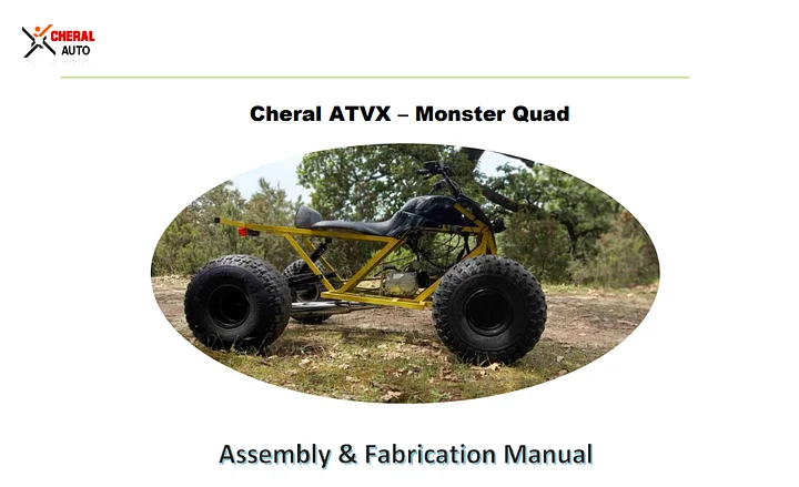 Cheral ATVX Monster Quad – Full Assembly & Fabrication Manual (PDF + 3D CAD Files) product image (2)