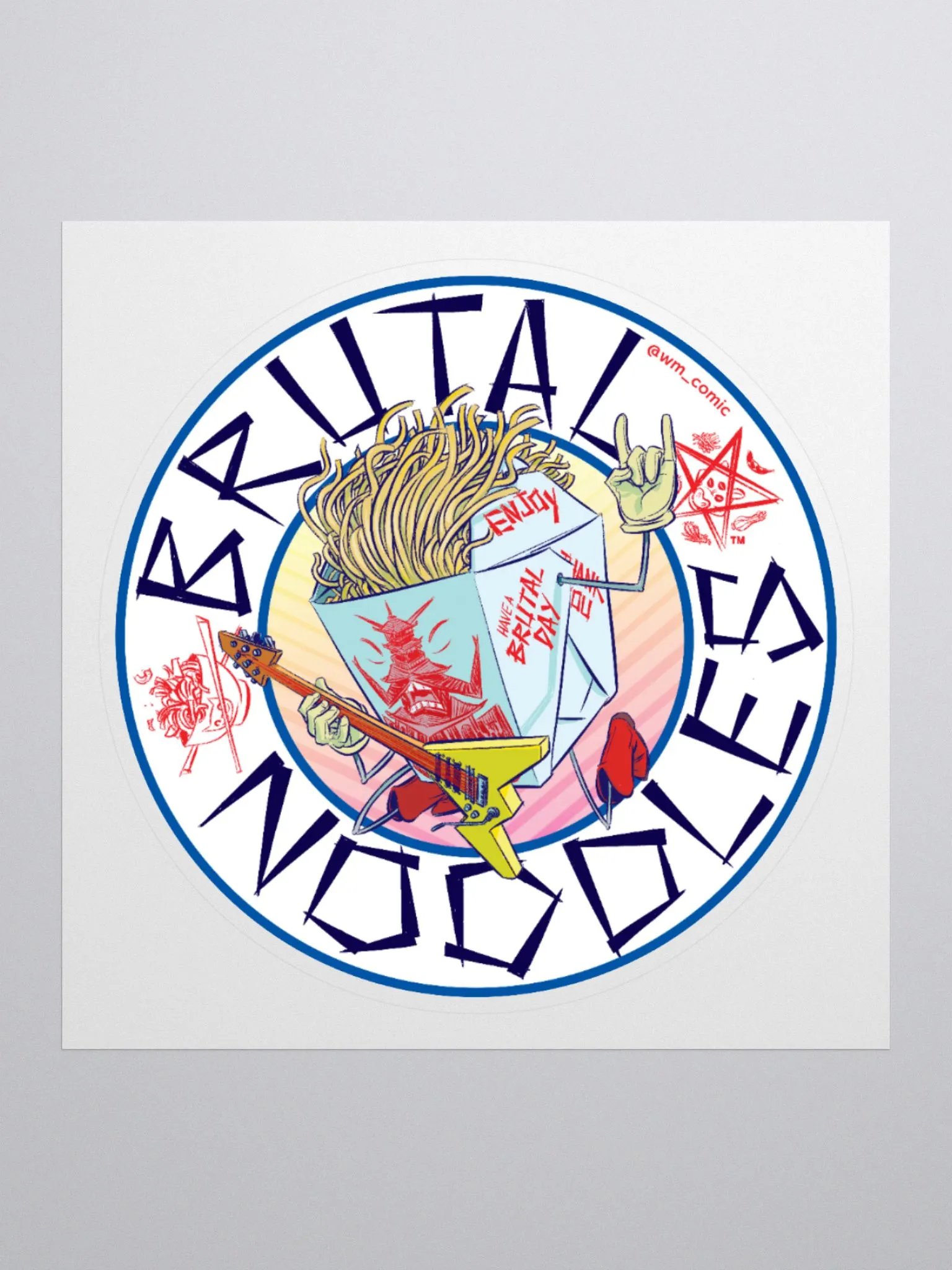 Brutal Sticker product image (1)