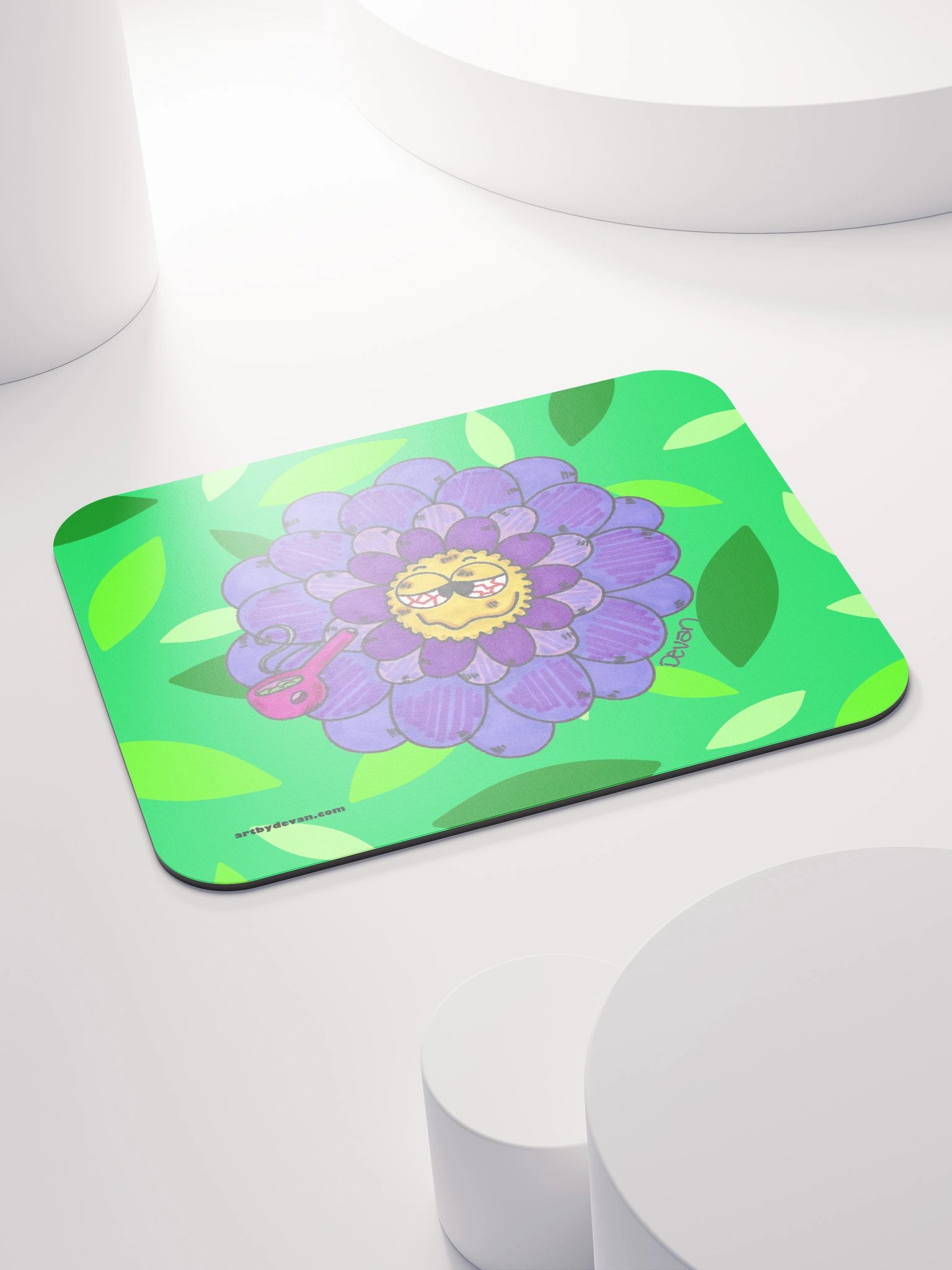 Purple Stoner Flower Mousepad product image (4)