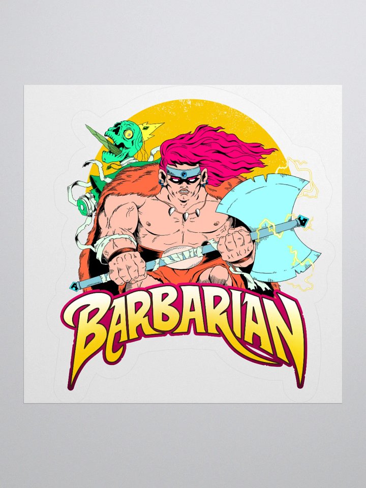 Dark Fantasy Barbarian - Sticker product image (2)