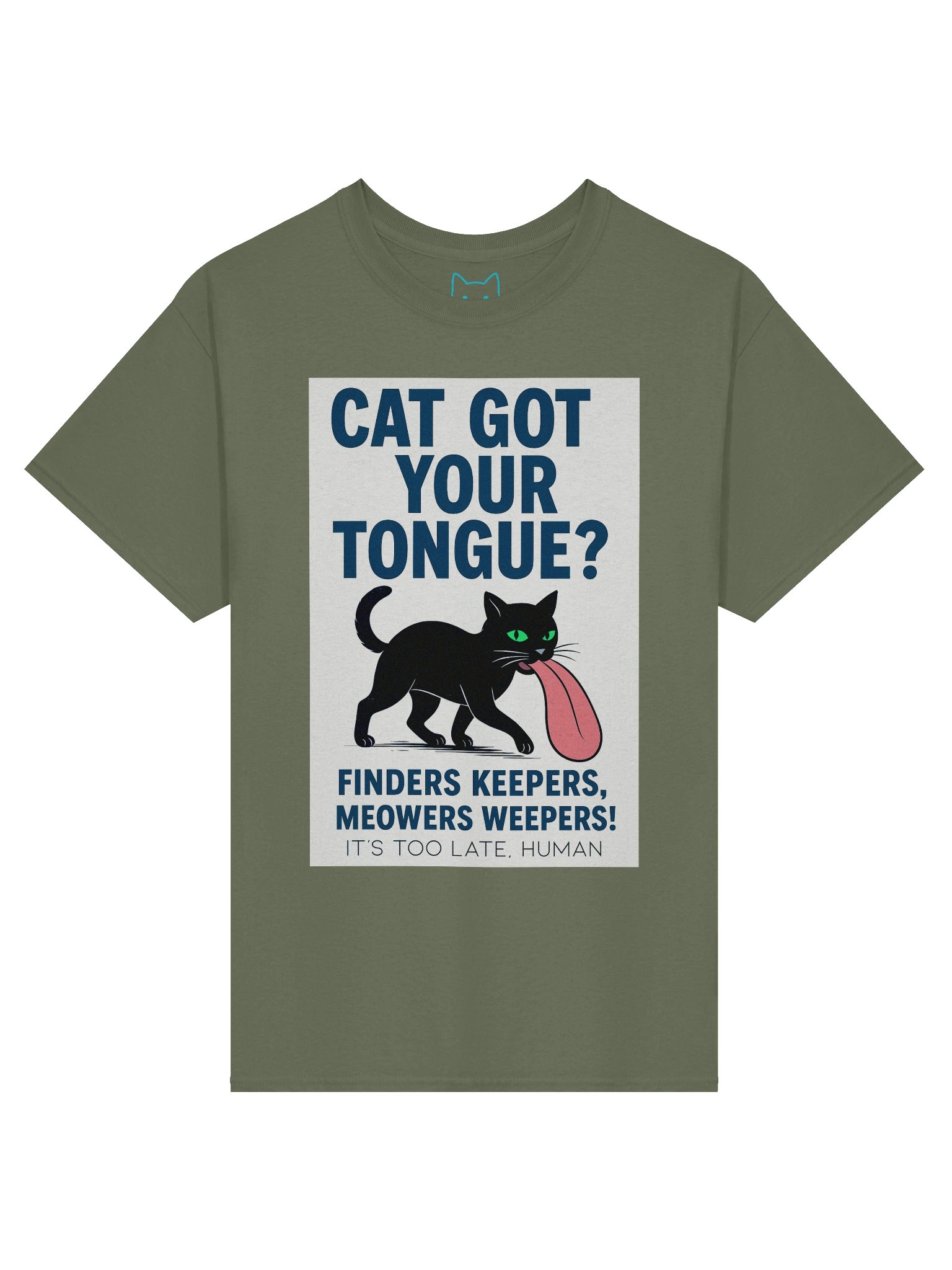 Cat Got Your Tongue? Boxy Fit Unisex T-Shirt product image (25)