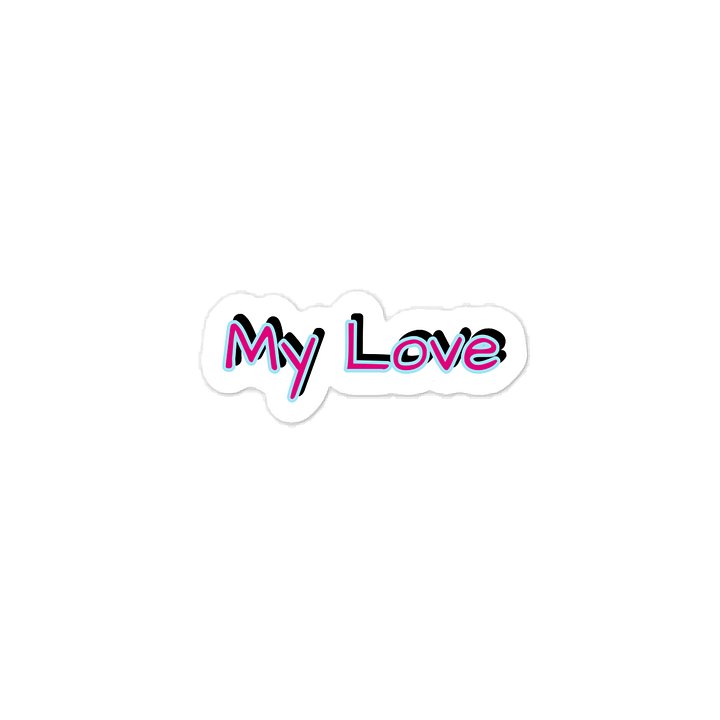 MY Love Valentine’s Day Sticker. product image (1)