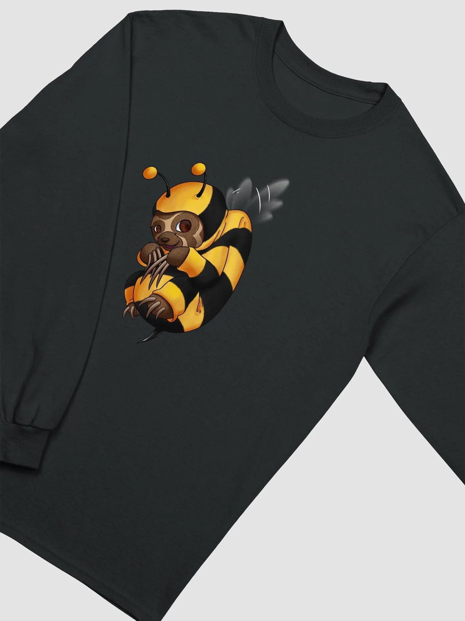 Bee-Sloth Buzz Long Sleeve Tee product image (36)