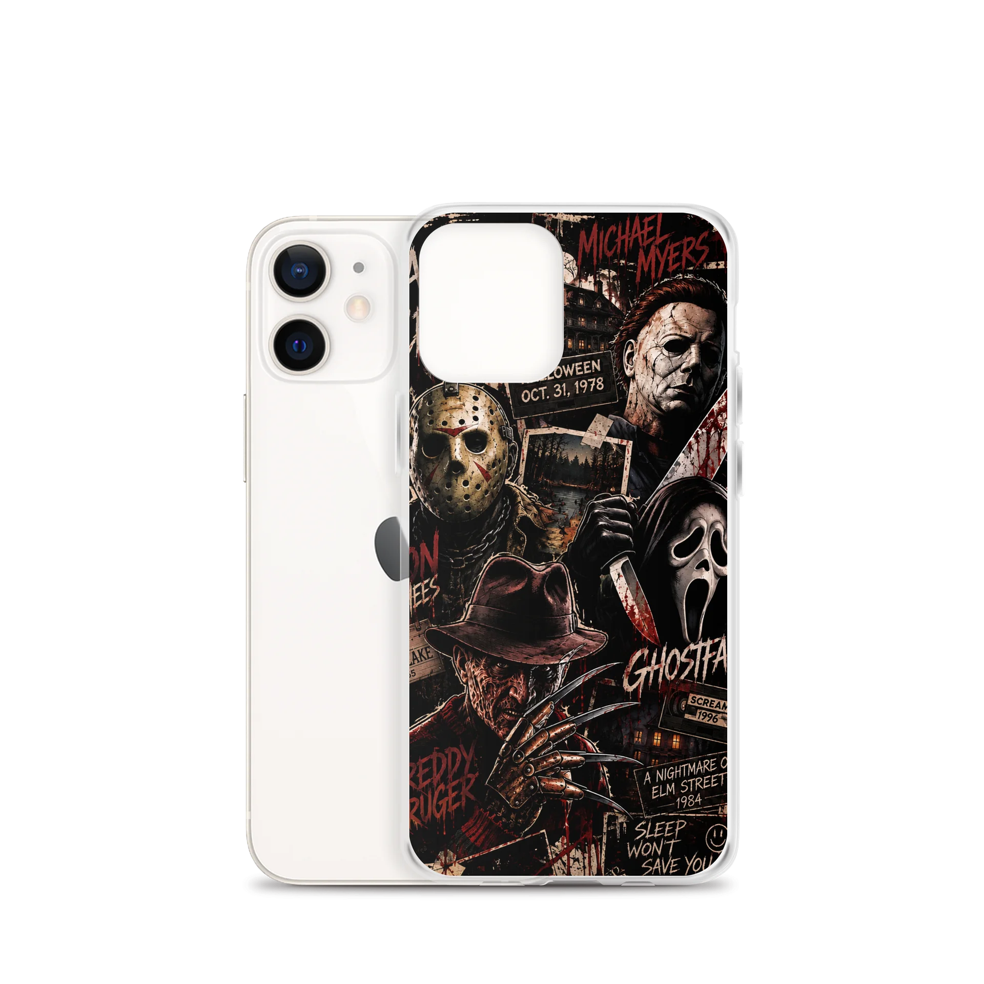 Horror Phone Case | Slasher Movie Halloween Collage Case product image (3)