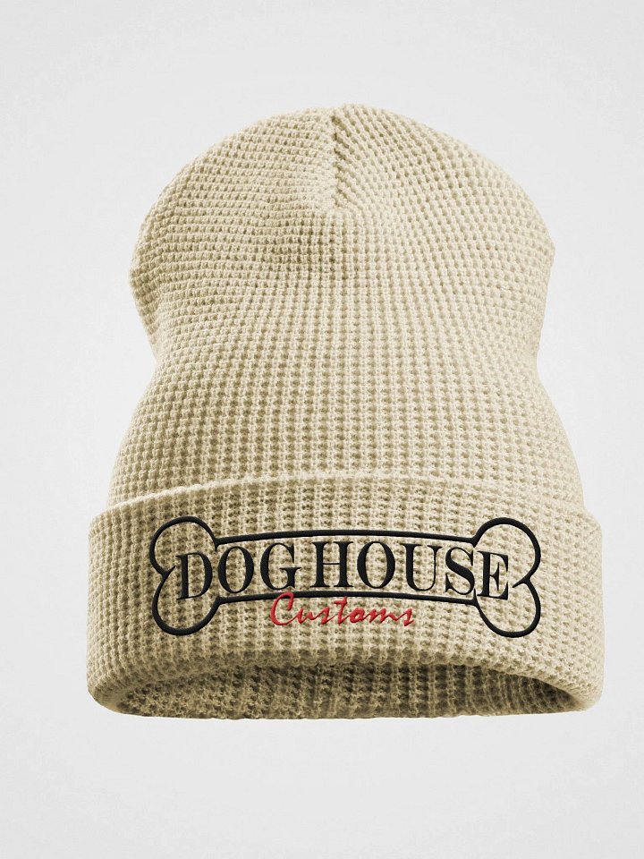 Dog House Customs Waffle Knit Beanie product image (1)